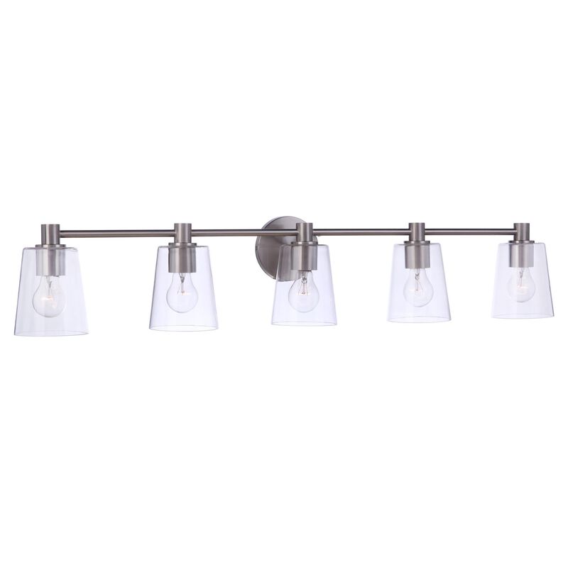 Emilio 42 Inch 5 Light Bath Vanity Light by Craftmade