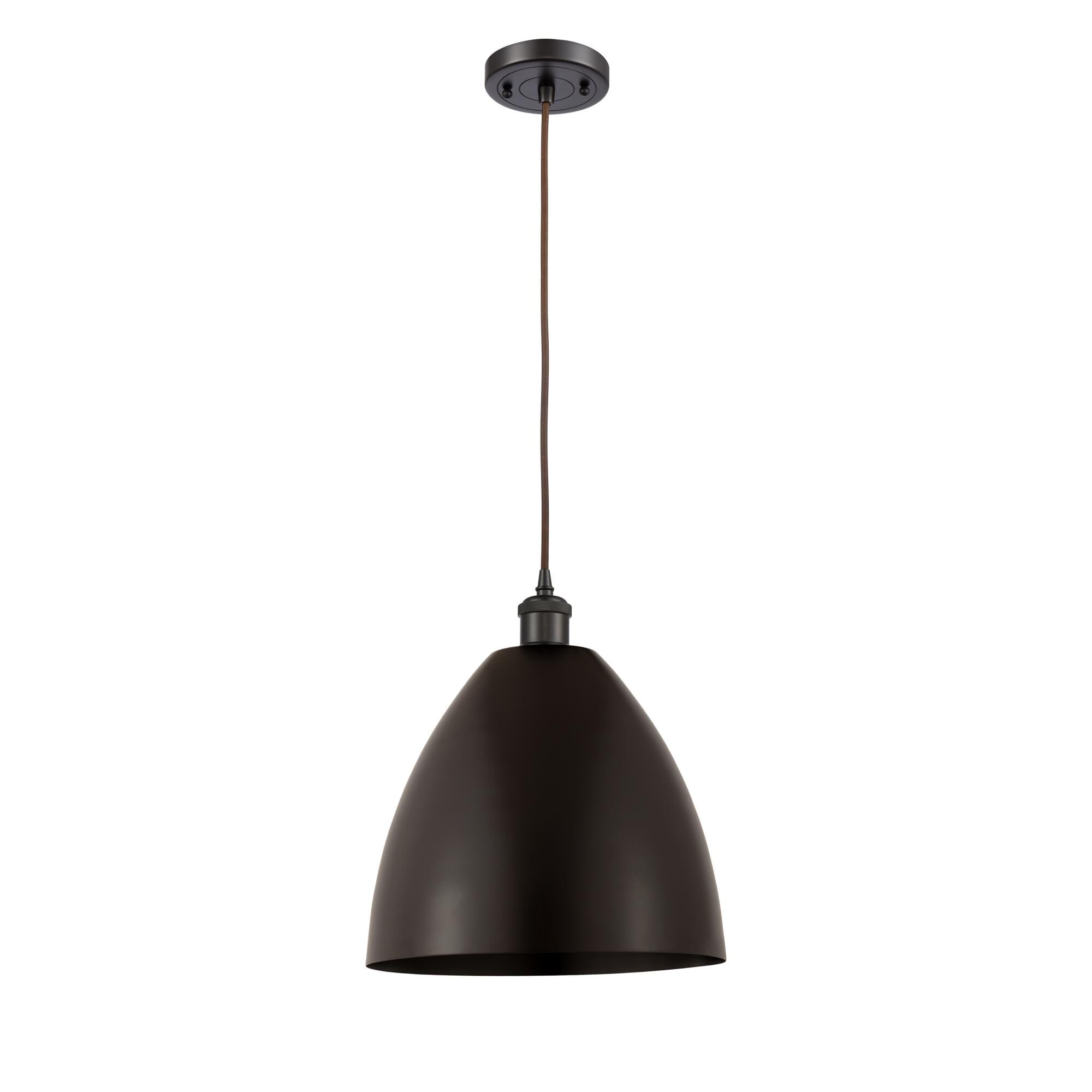 Shown in Oil Rubbed Bronze finish and Clear glass and Oil Rubbed Bronze Ballston Dome shade