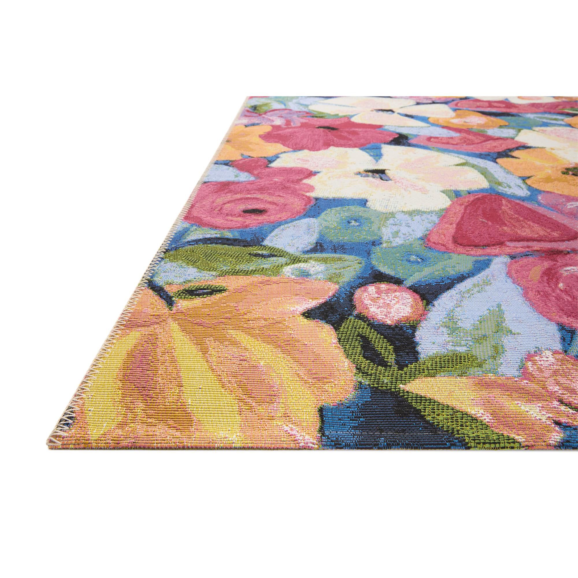 Botanical Power Woven Area Rug,