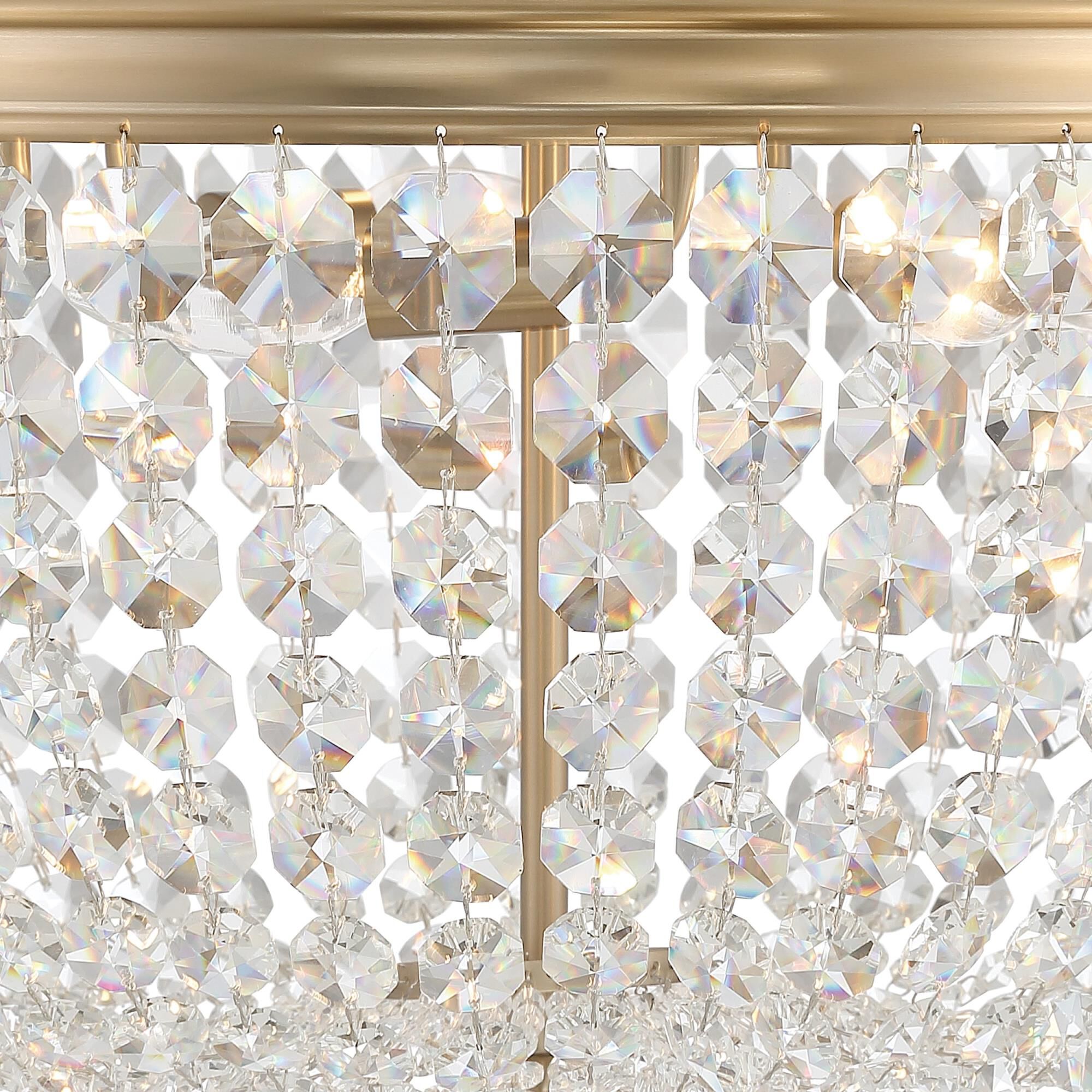 Nola 20 Inch 5 Light Flush Mount by Crystorama