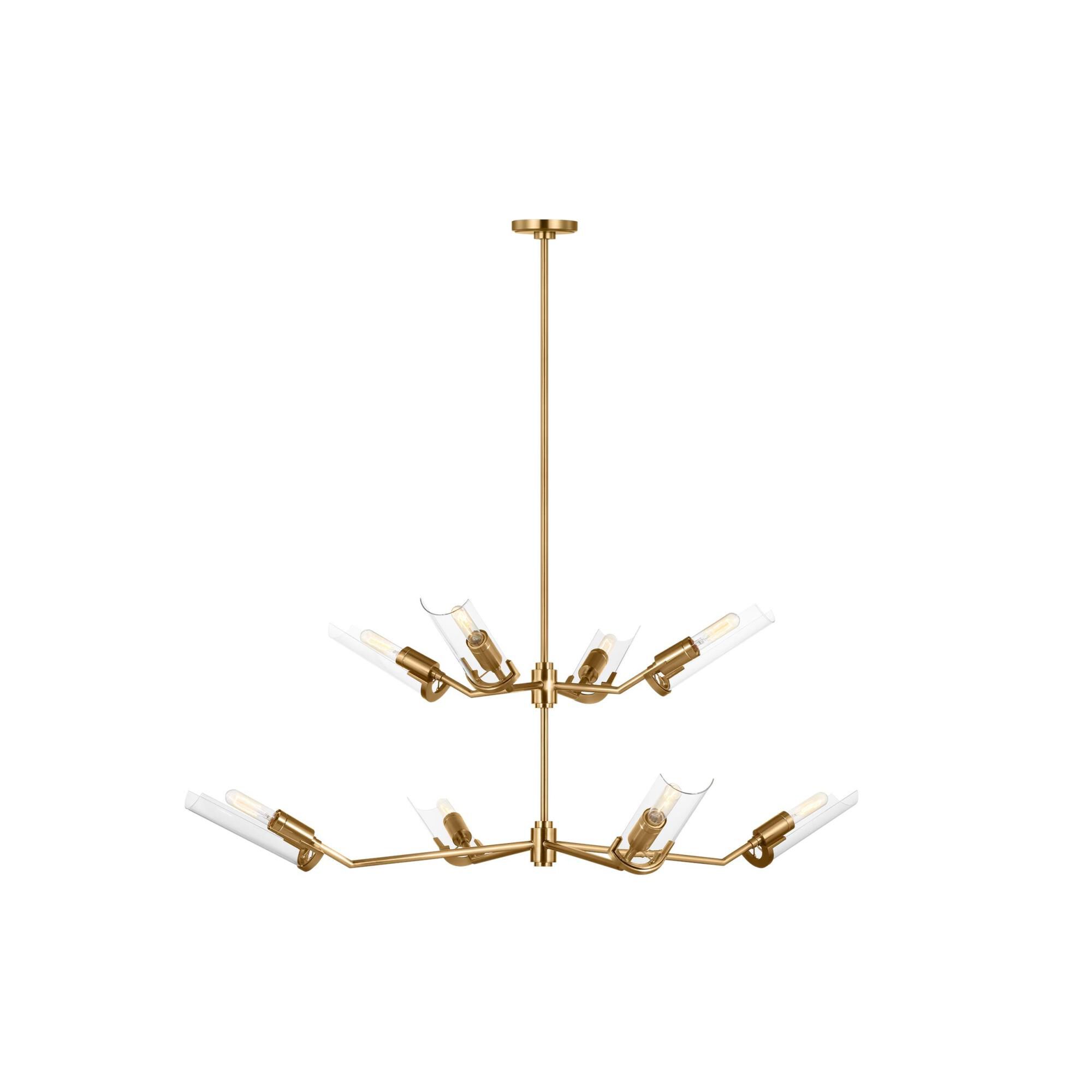 Thomas O'Brien Mezzo 53 Inch 8 Light Chandelier by Visual Comfort Studio Collection