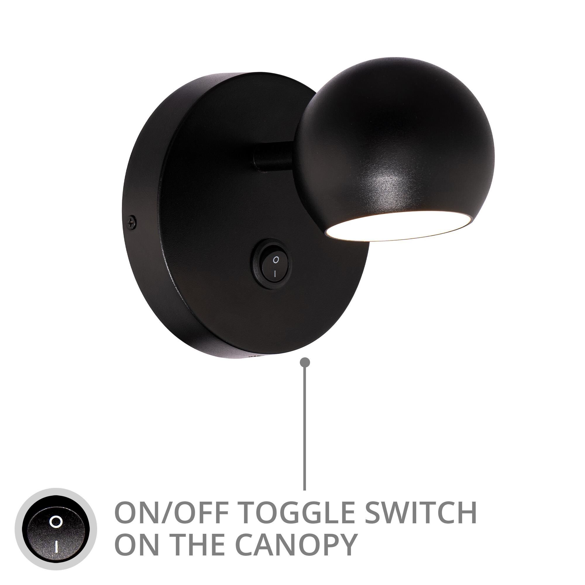 Shown in Black finish