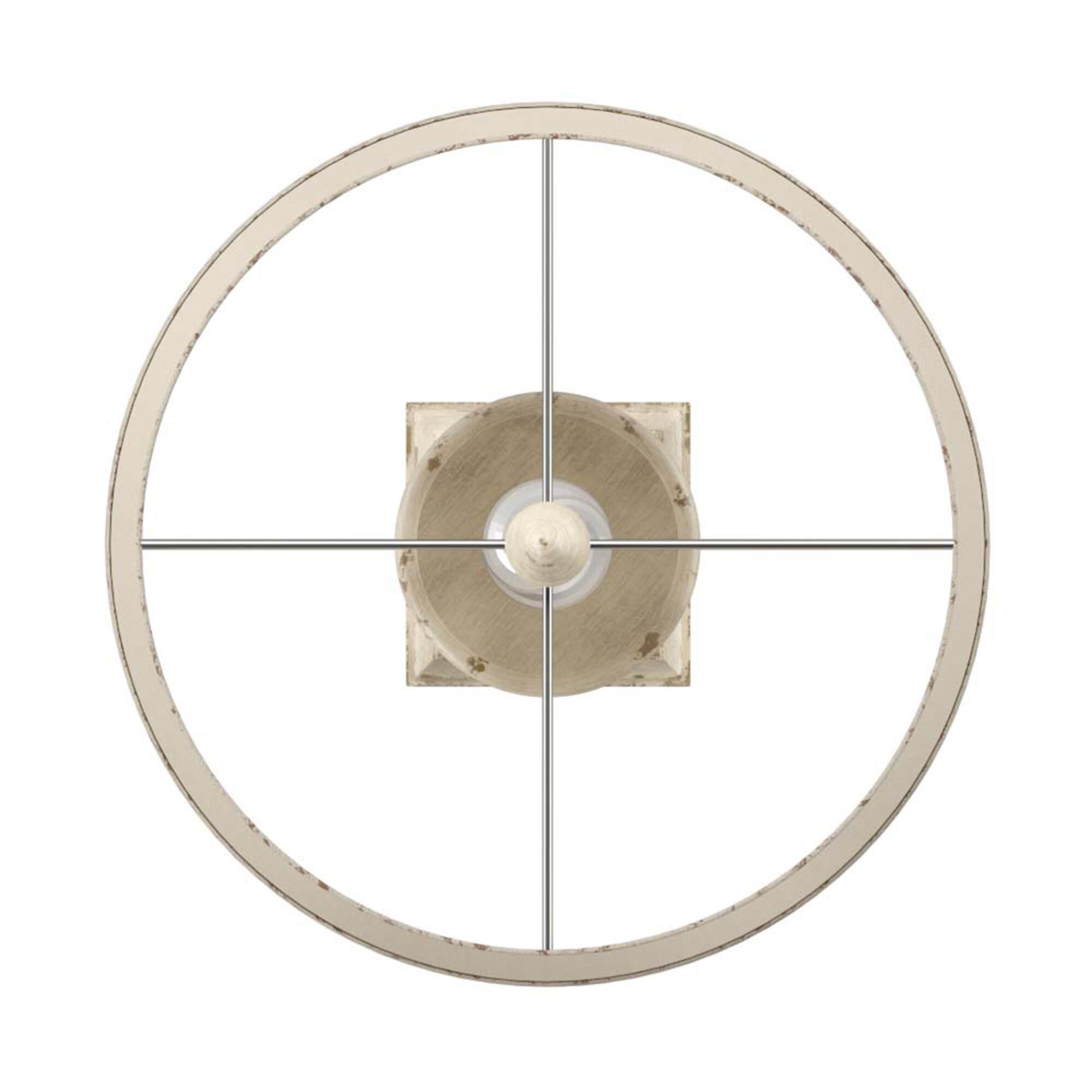 Shown in Distressed Green finish and Off-White Hardback Fabric shade