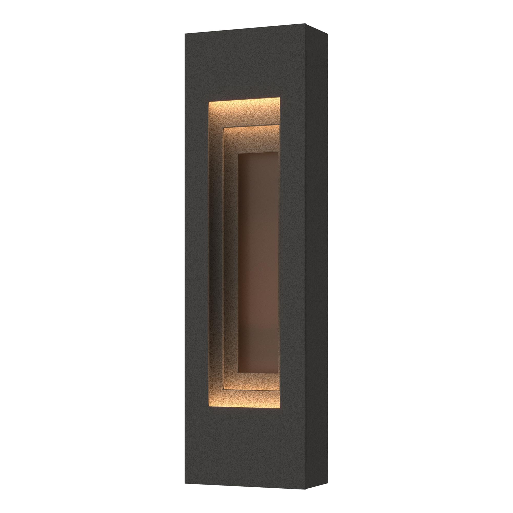 Shown in Coastal Natural Iron finish and Coastal Bronze Aluminum shade