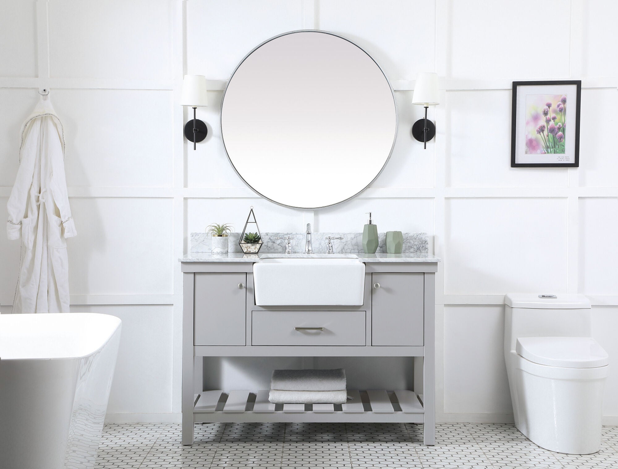 Clement 22 Inch Bath Vanity Cabinet,