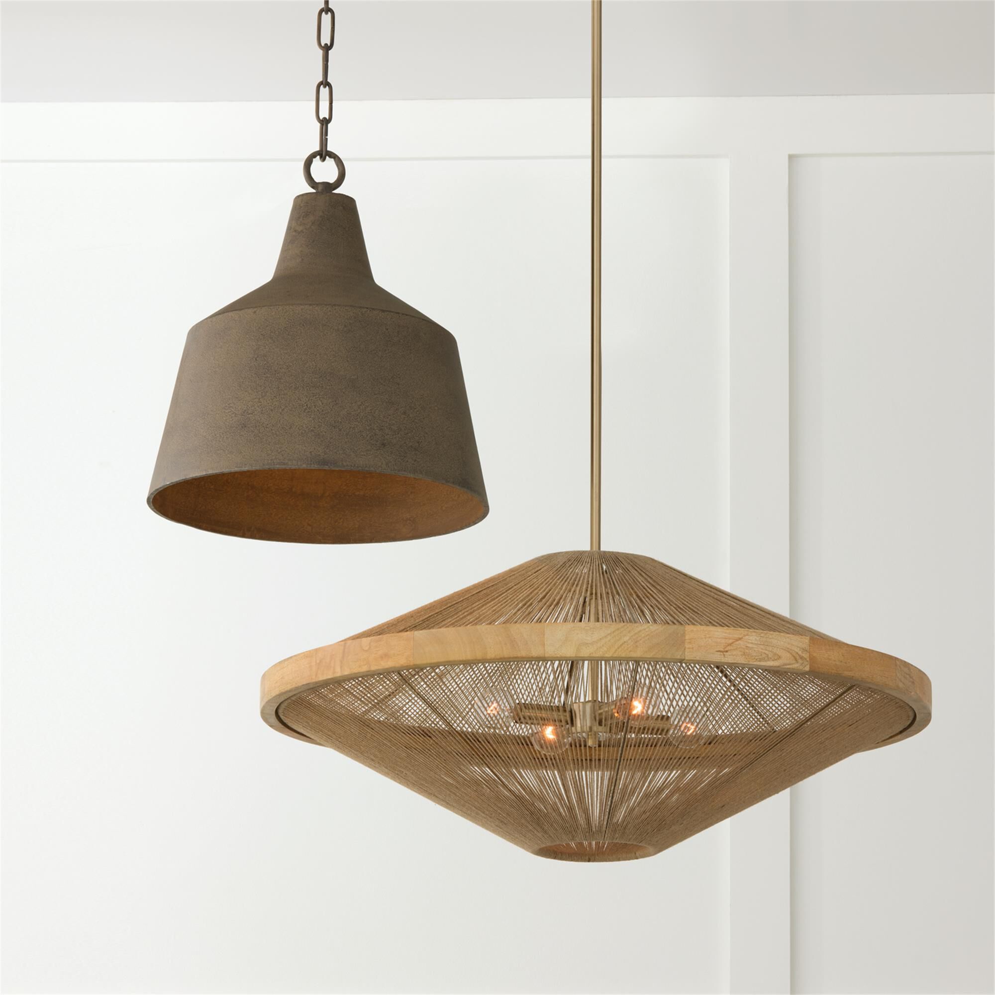 Maya 31 Inch Large Pendant,