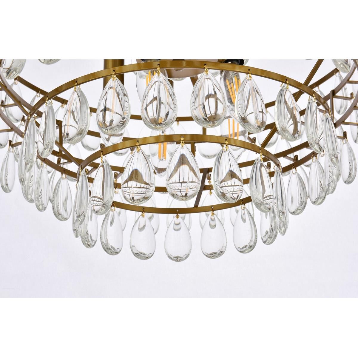 Mila 20 Inch 5 Light Mini Chandelier by Elegant Lighting