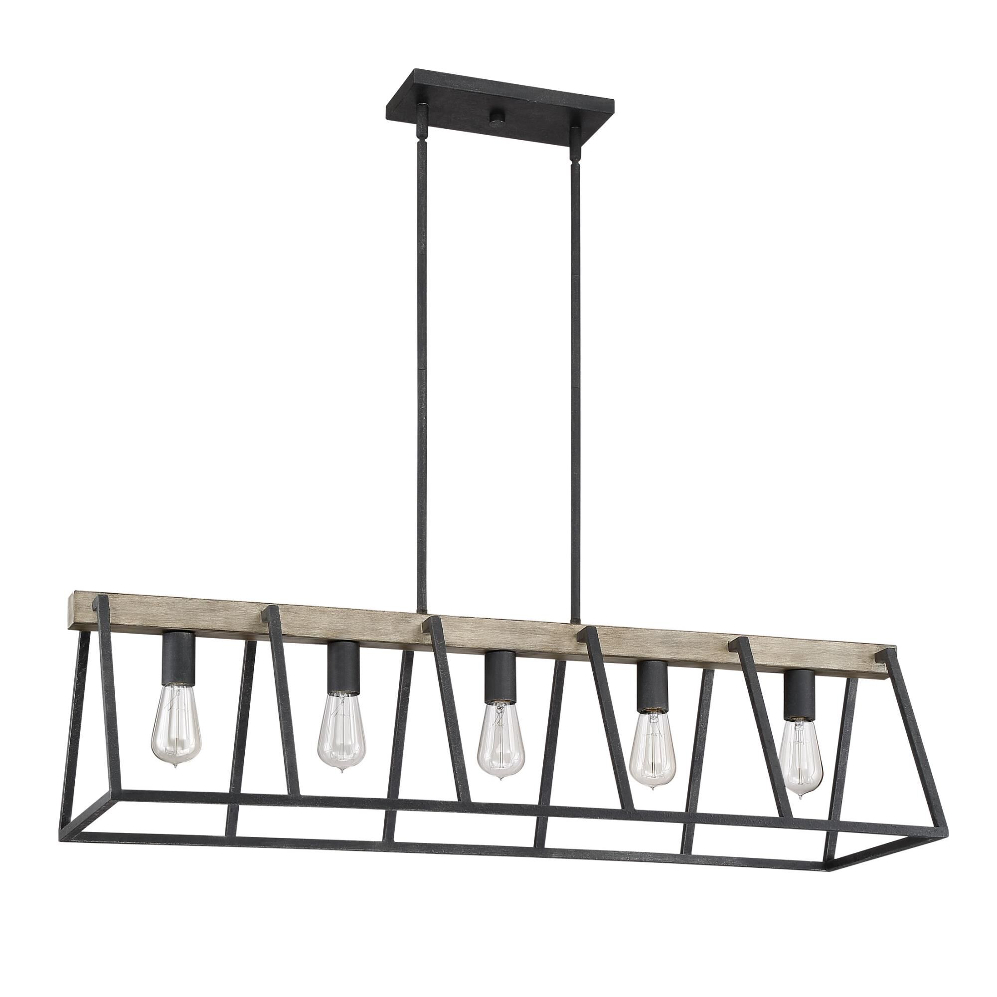 Brockton 42 Inch 5 Light Linear Suspension Light by Quoizel