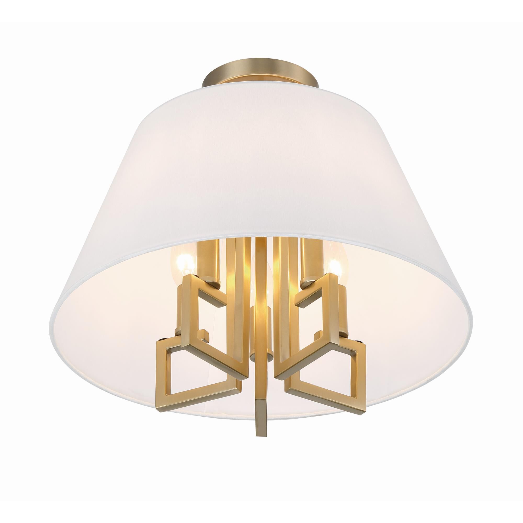 Westwood 16 Inch 5 Light Semi Flush Mount by Crystorama