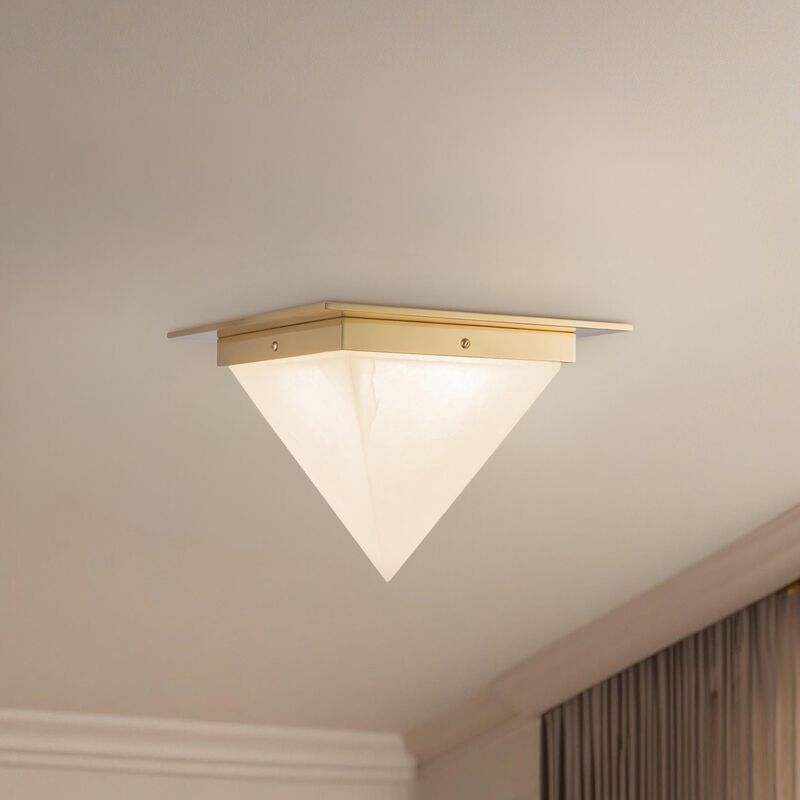 Jason Koharik Mineral 11 Inch Flush Mount by Alora Lighting