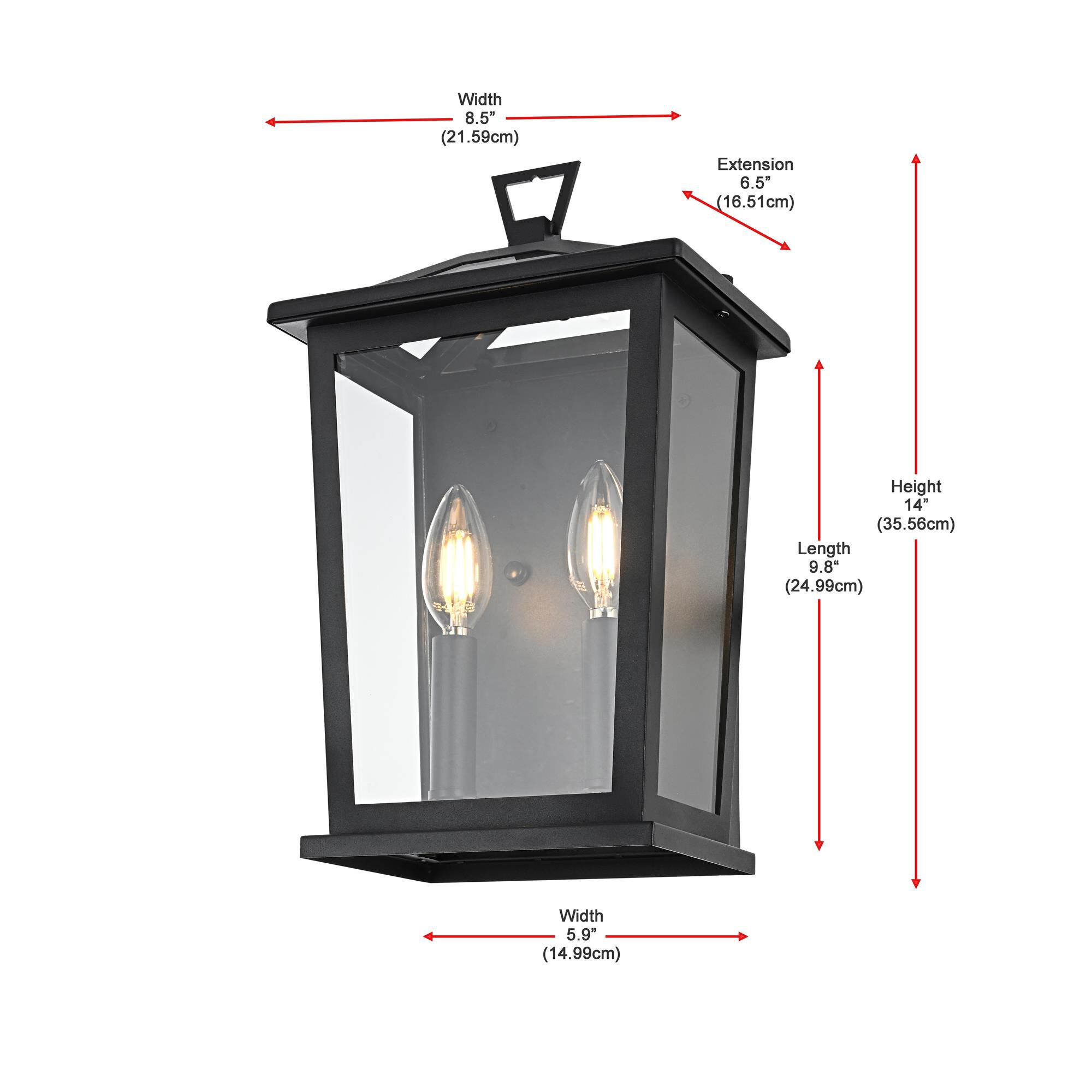 Shown in Black finish
