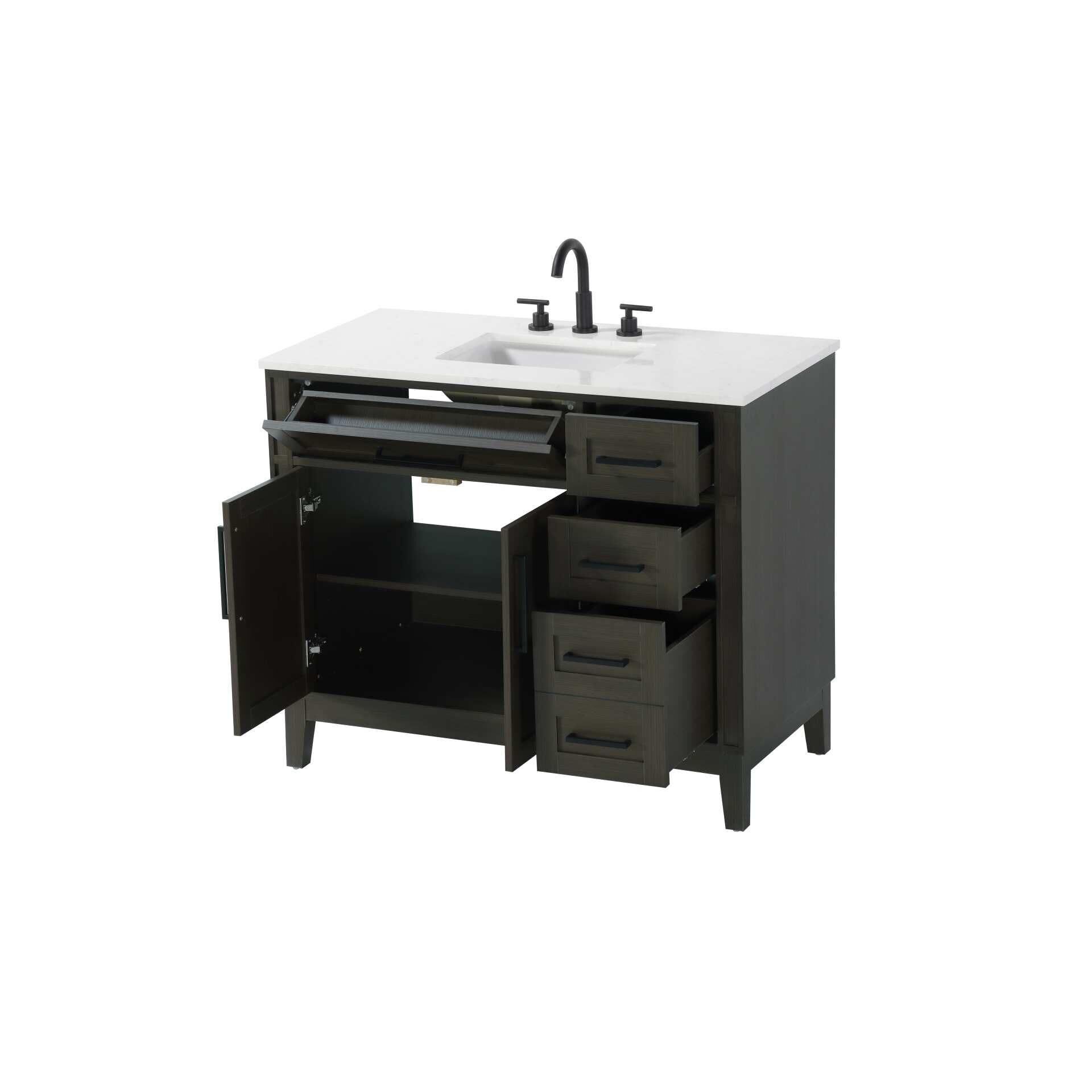 Virginia 42 Inch Bath Vanity by Elegant Decor