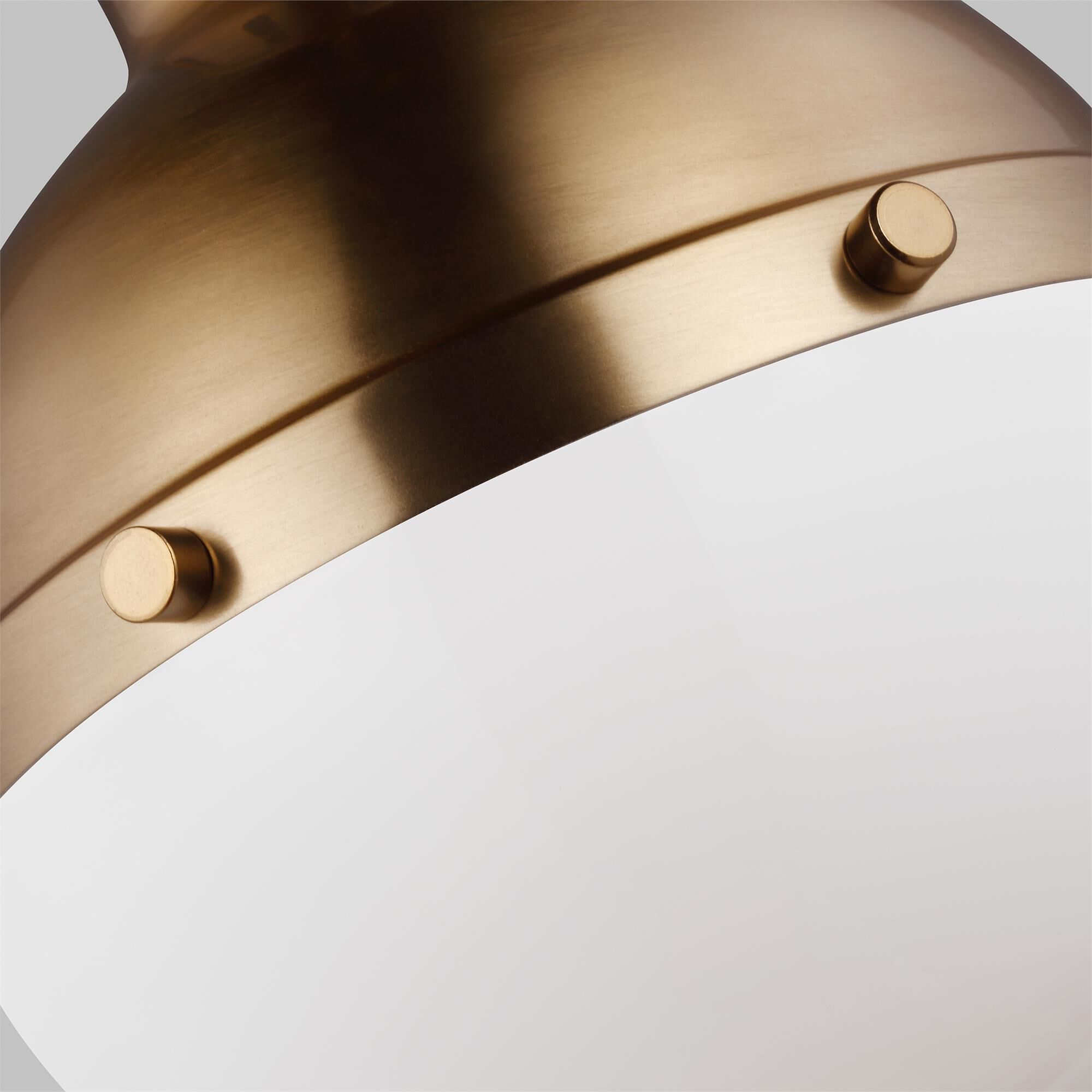 Shown in Satin Bronze finish and Smooth White glass and Smooth White Glass shade