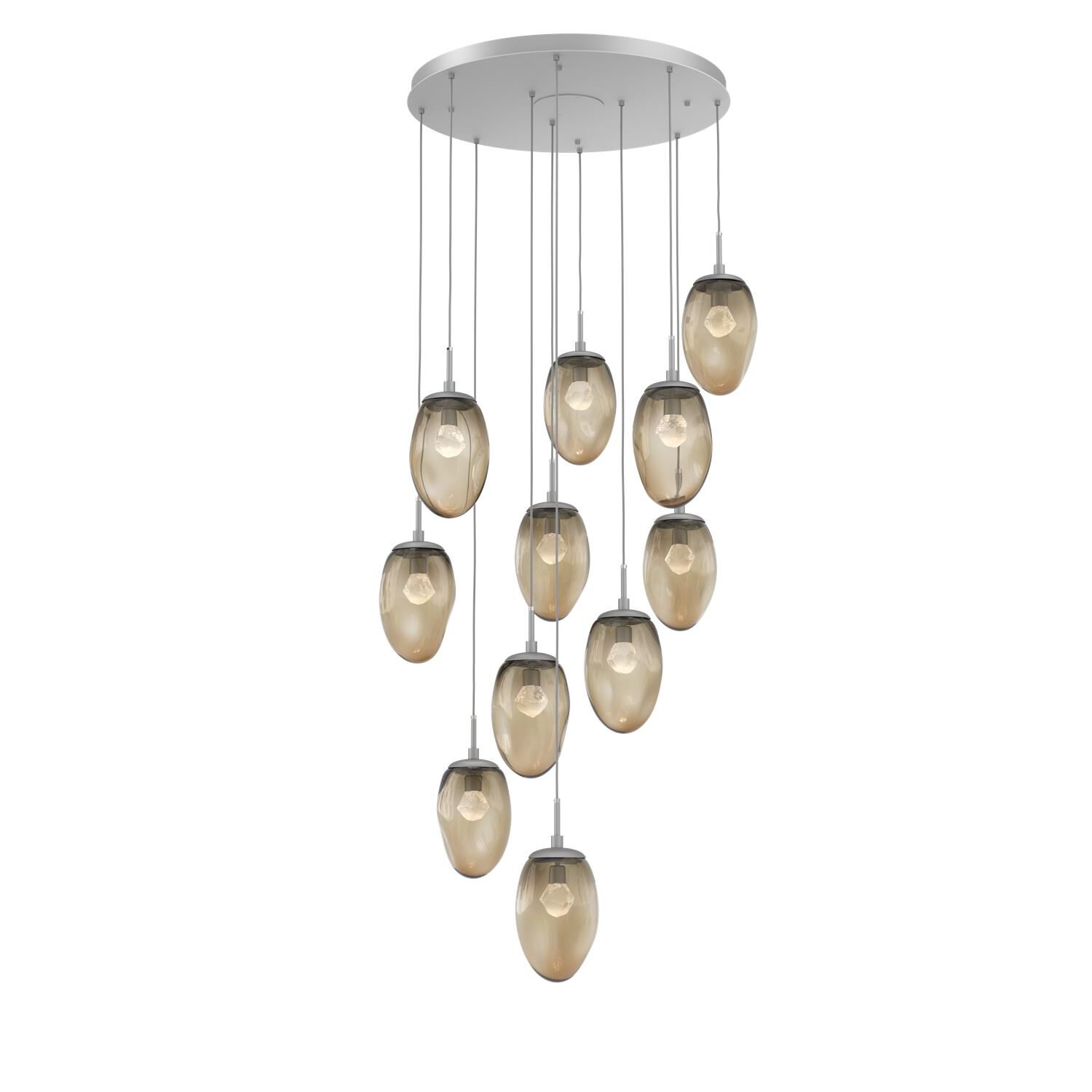 Levi Wilson Nebula 37 Inch 11 Light LED Multi Light Pendant by Hammerton Studio