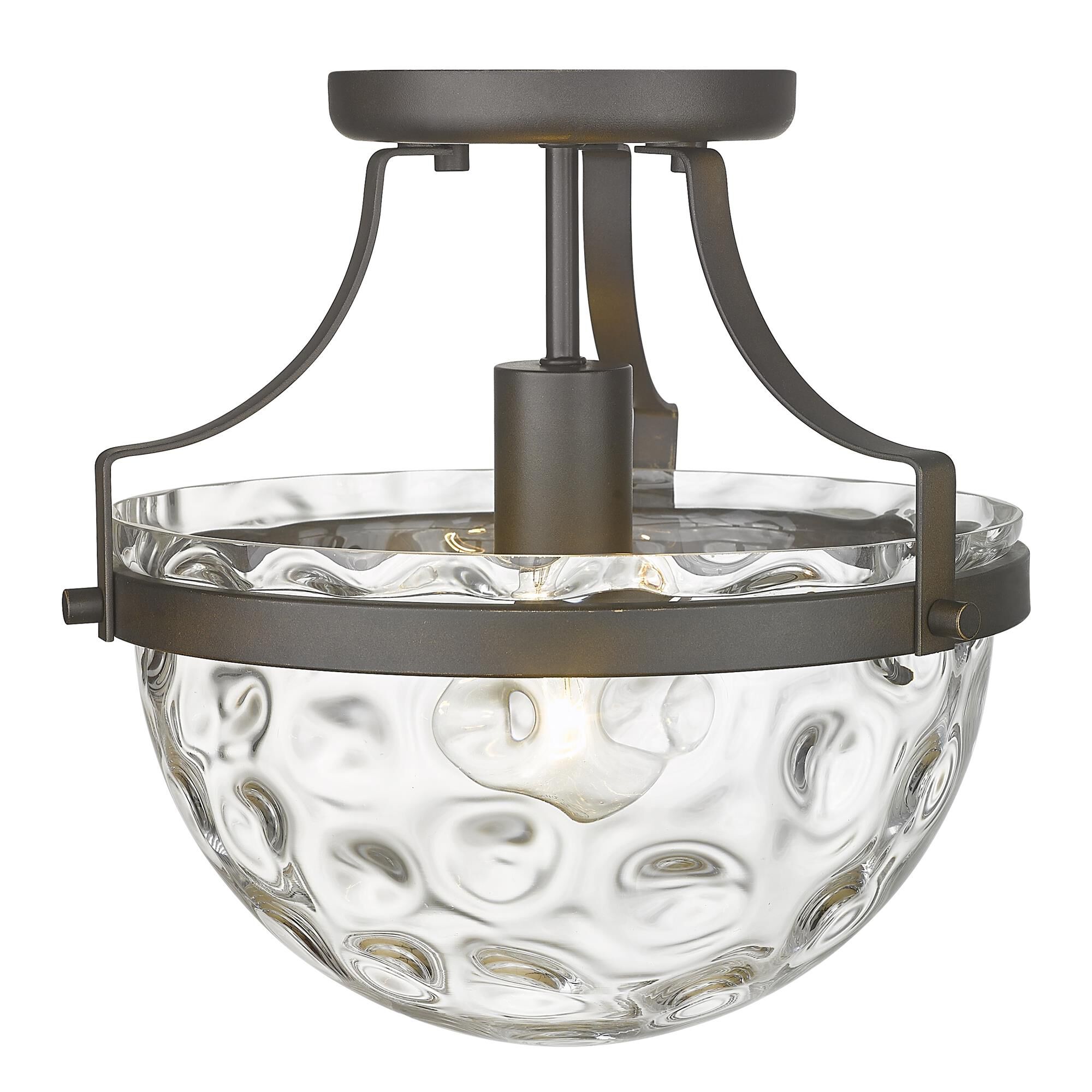 Quinn 10 Inch 1 Light Semi Flush Mount by Acclaim Lighting