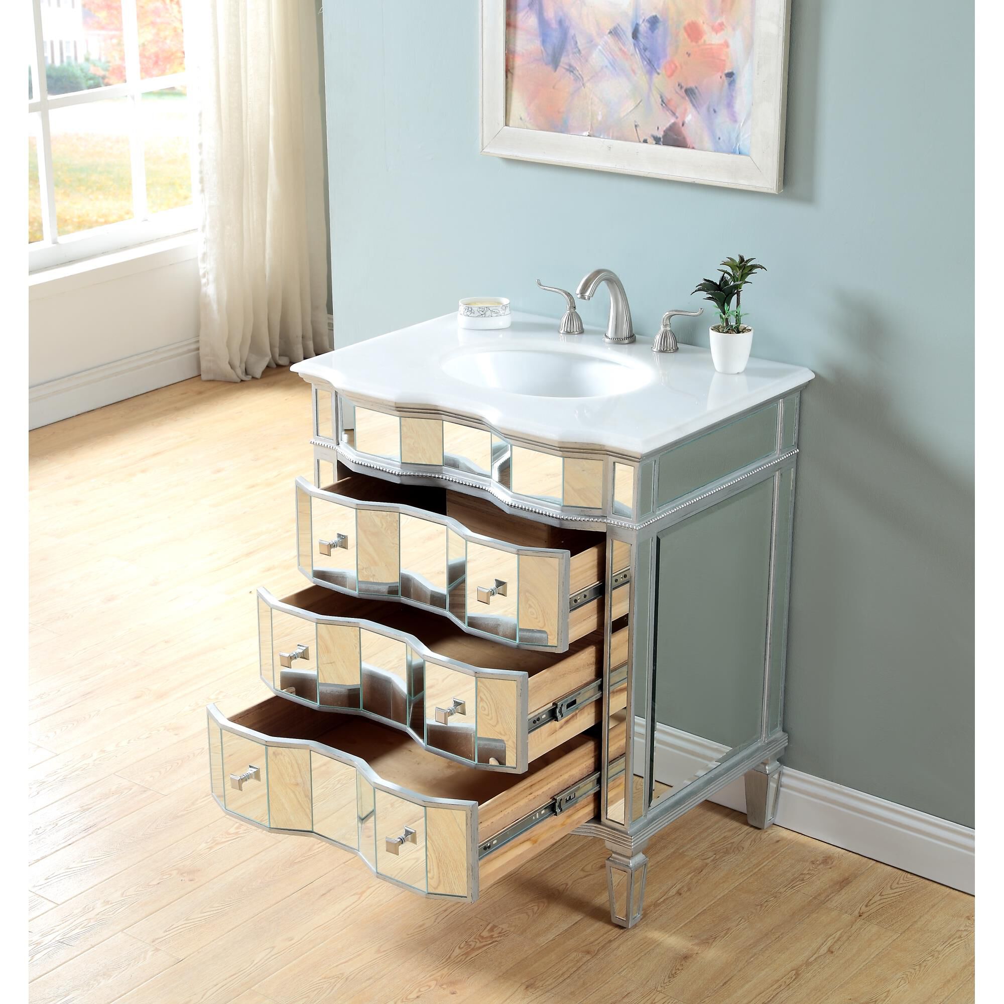 Shown in Silver finish