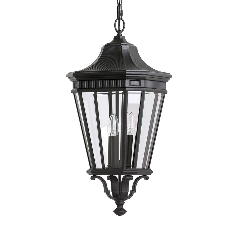 Cotswold Lane 26 Inch Tall 3 Light Outdoor Hanging Lantern by Generation Lighting