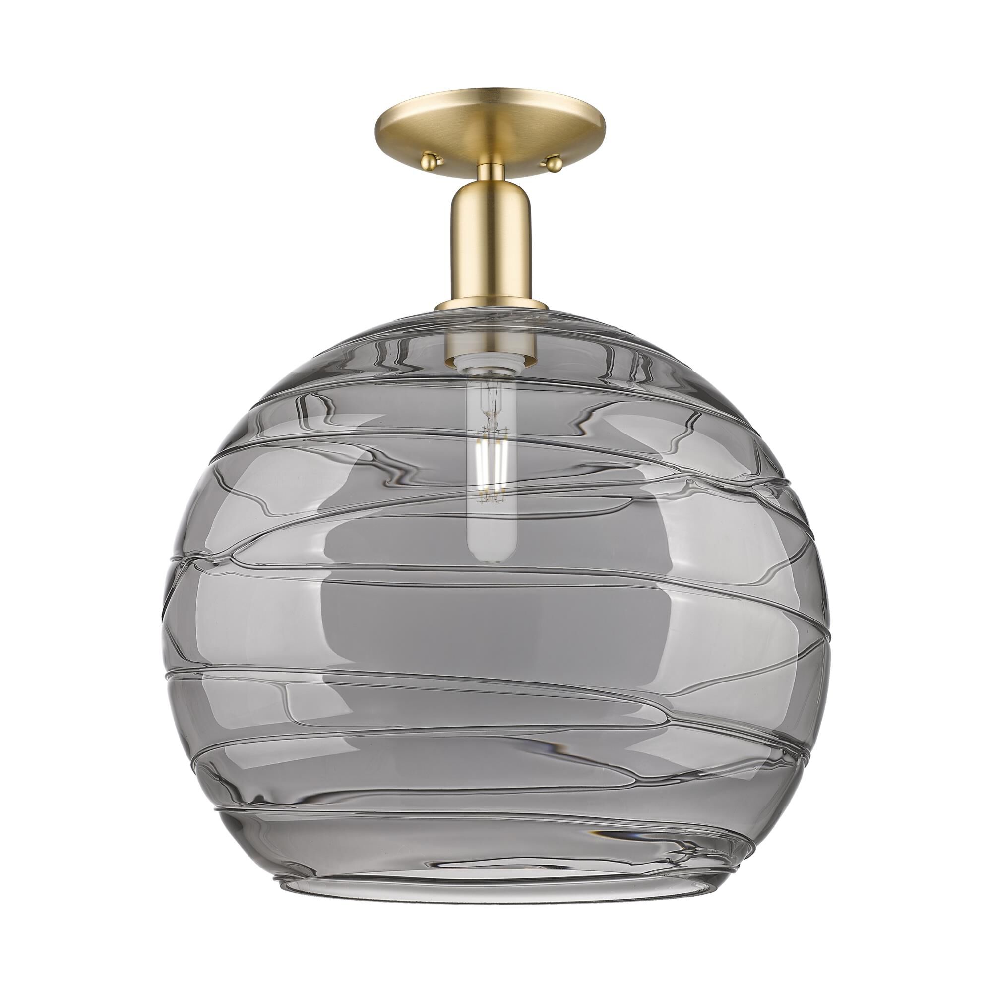 Bruno Marashlian Athens Deco Swirl 14 Inch Semi Flush Mount by Innovations Lighting