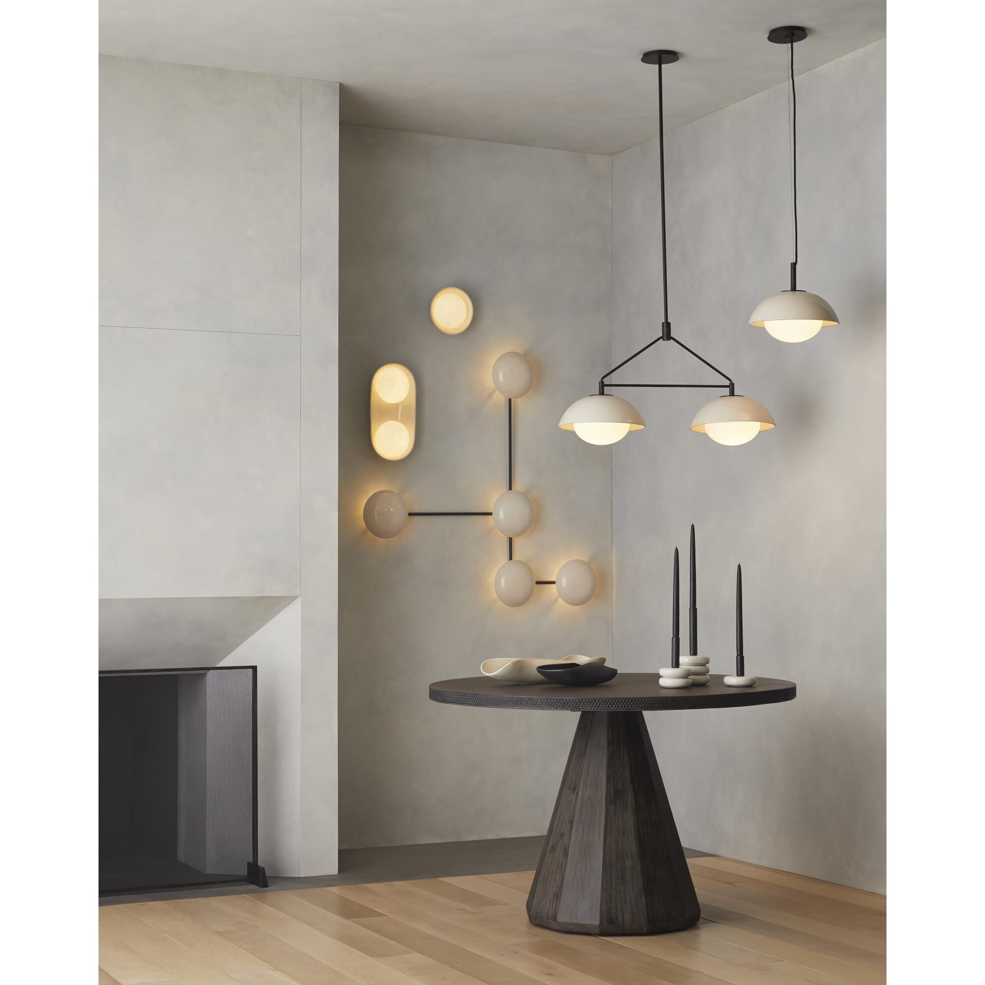 Arteriors Glaze 32 Inch 2 Light Linear Suspension Light by Arteriors Home