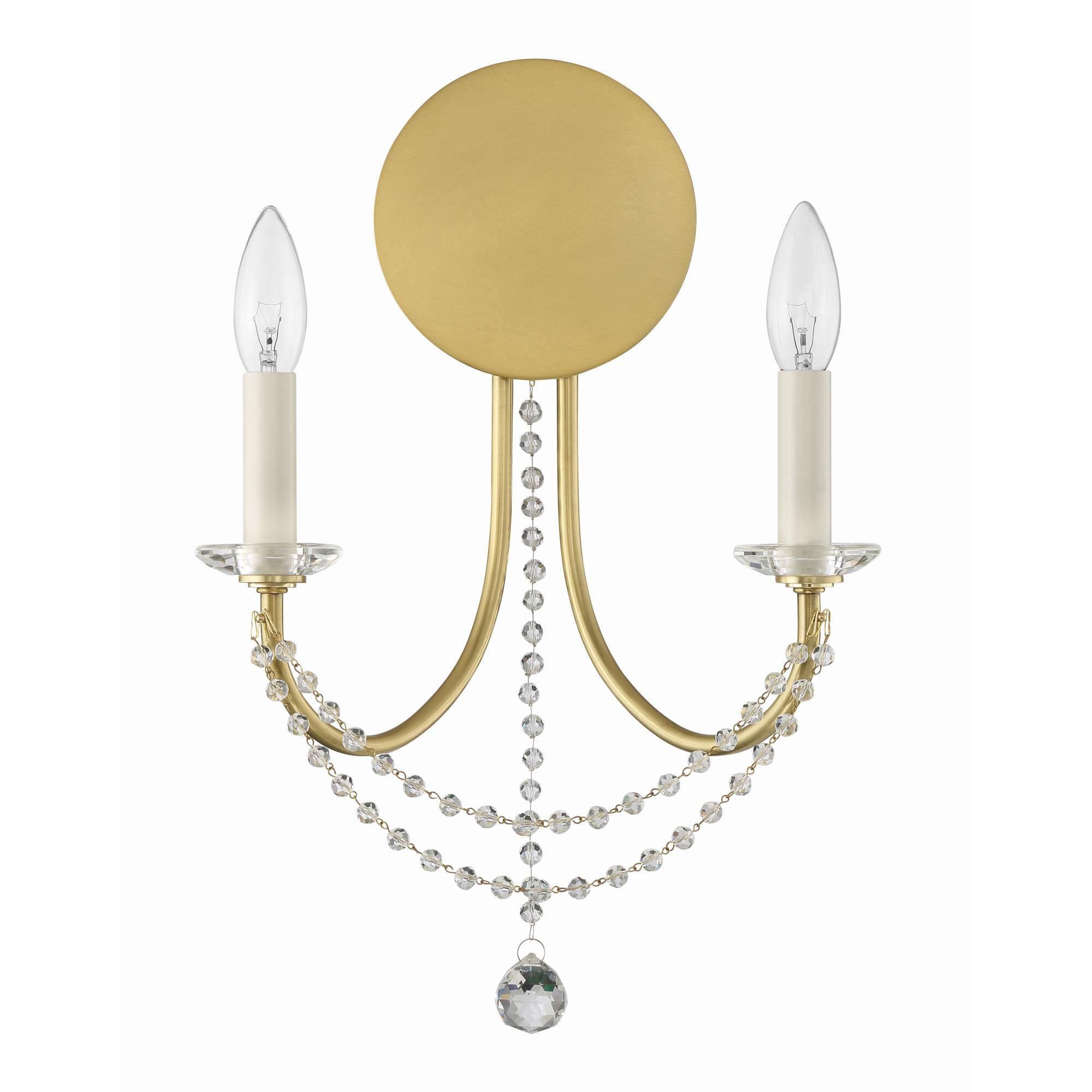Delilah 16 Inch Wall Sconce by Crystorama