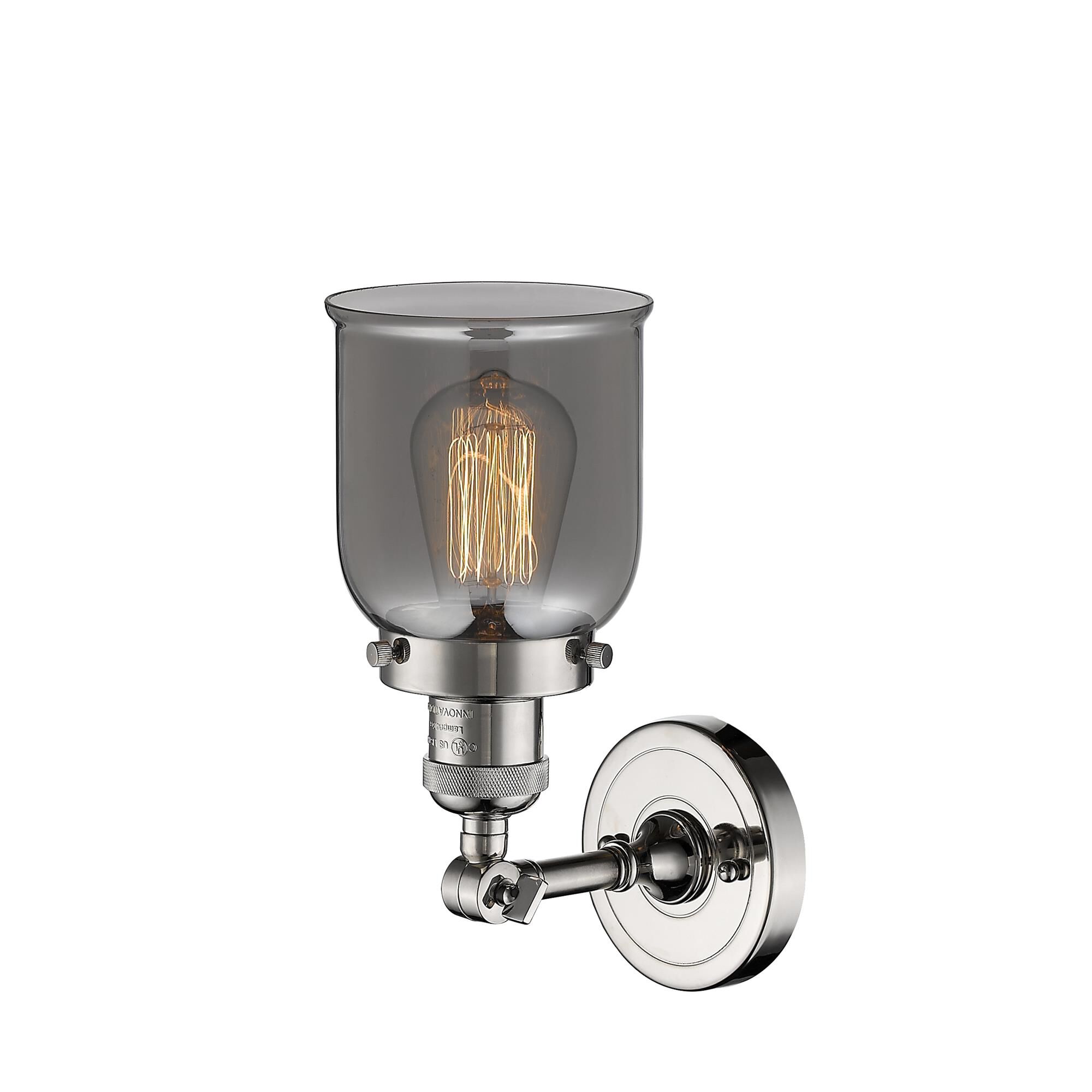 Shown in Polished Nickel finish and Plated Smoked glass