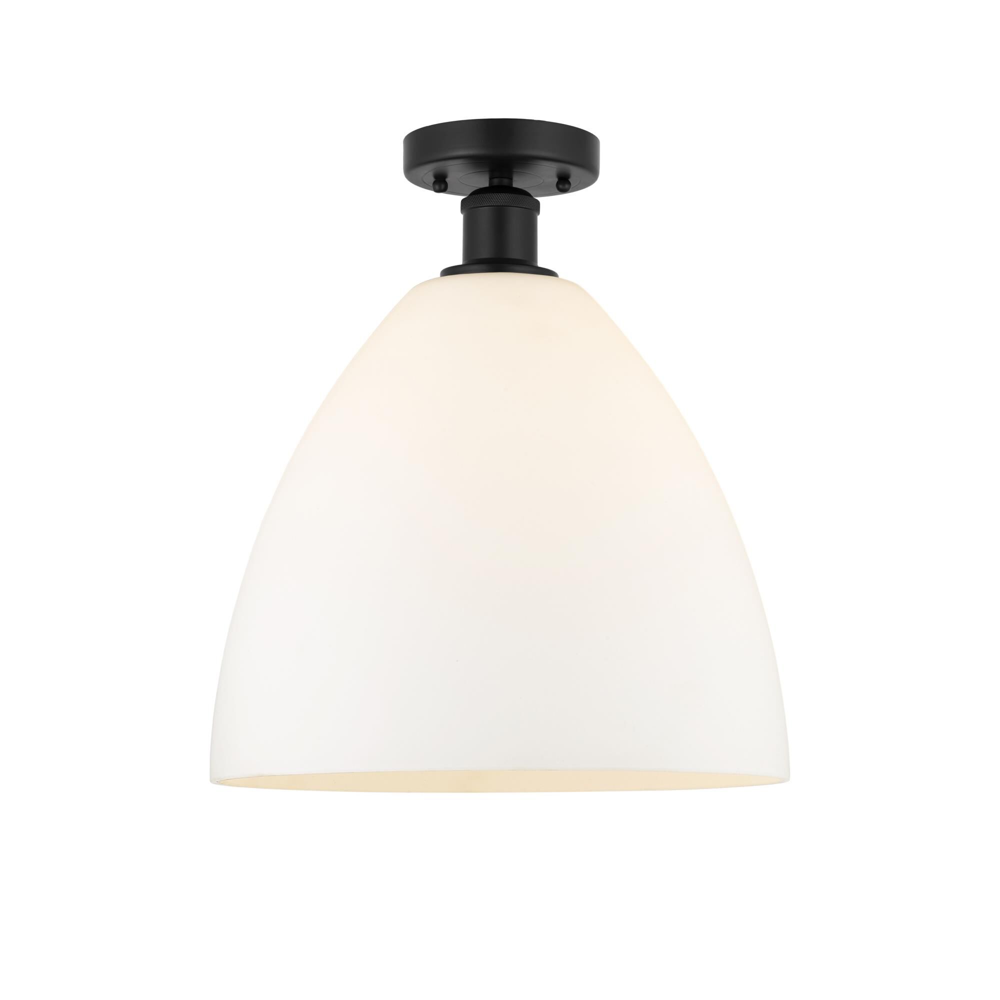 Bruno Marashlian Bristol Glass 12 Inch 1 Light Semi Flush Mount by Innovations Lighting