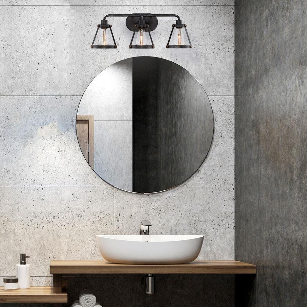 Wicker Park 24 Inch 3 Light Bath Vanity Light by Designers Fountain