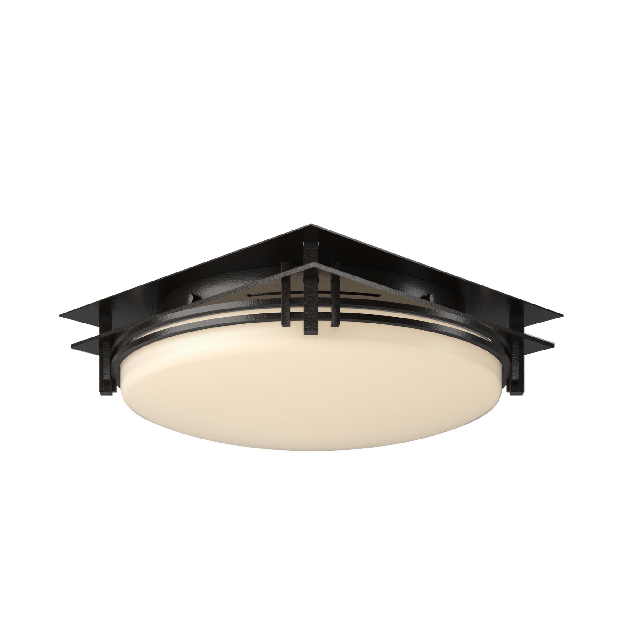 Banded 13 Inch 2 Light Semi Flush Mount by Hubbardton Forge