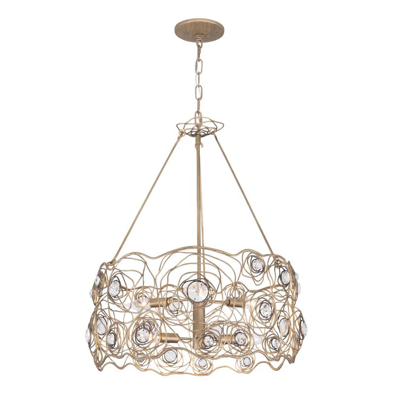 Ron Henderson Ethereal Rose Chandelier by Varaluz
