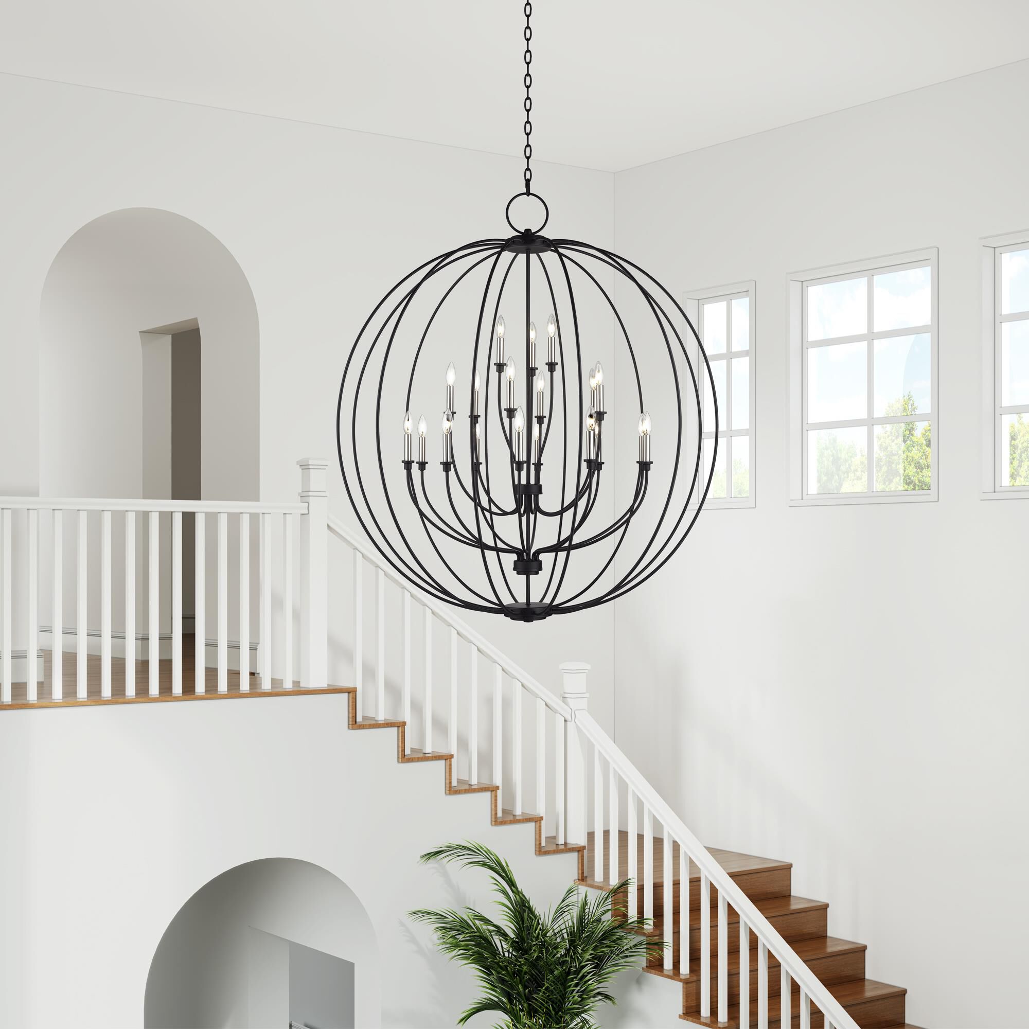 Milania 48 Inch Cage Pendant by Livex Lighting