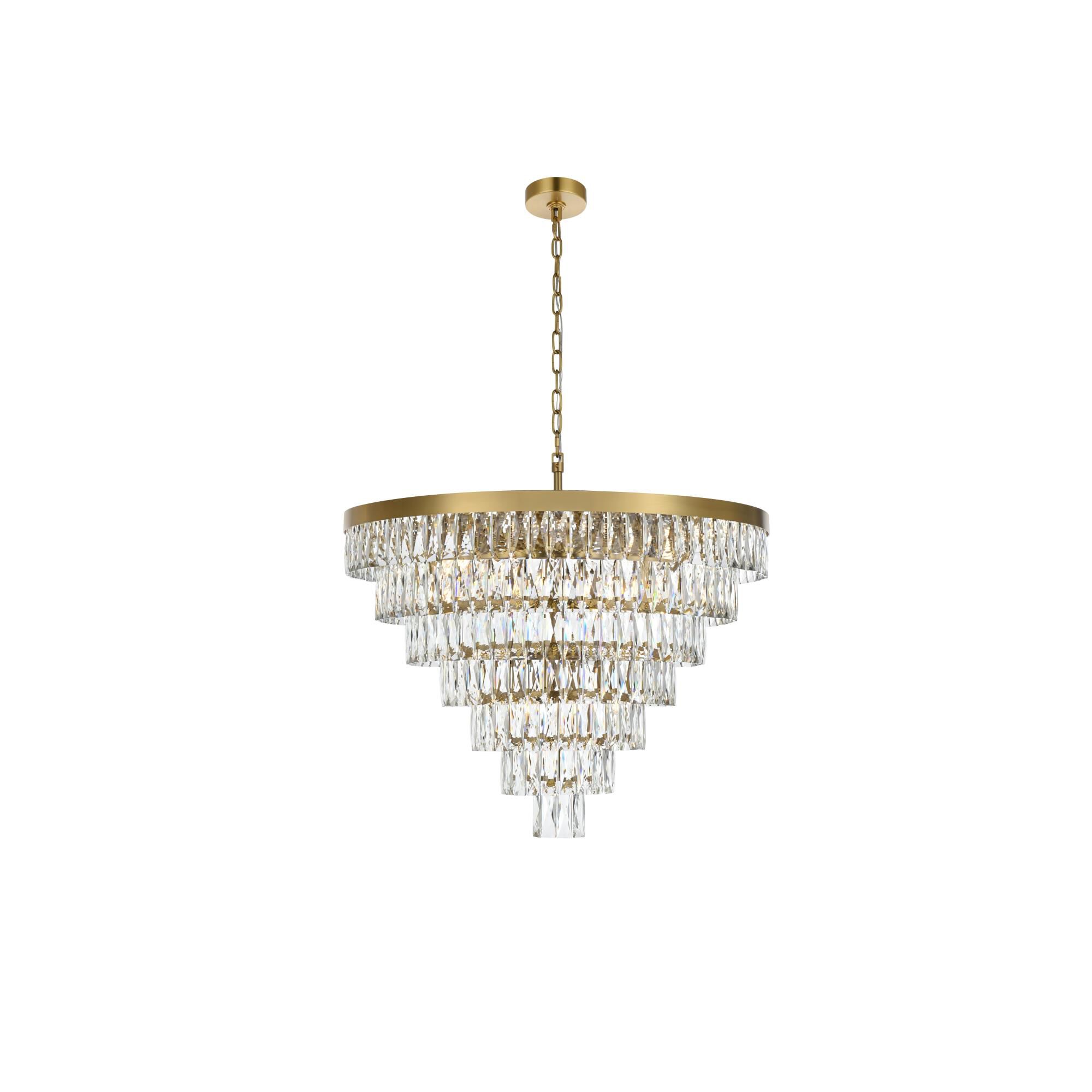 Josephine 32 Inch Chandelier by Elegant Lighting