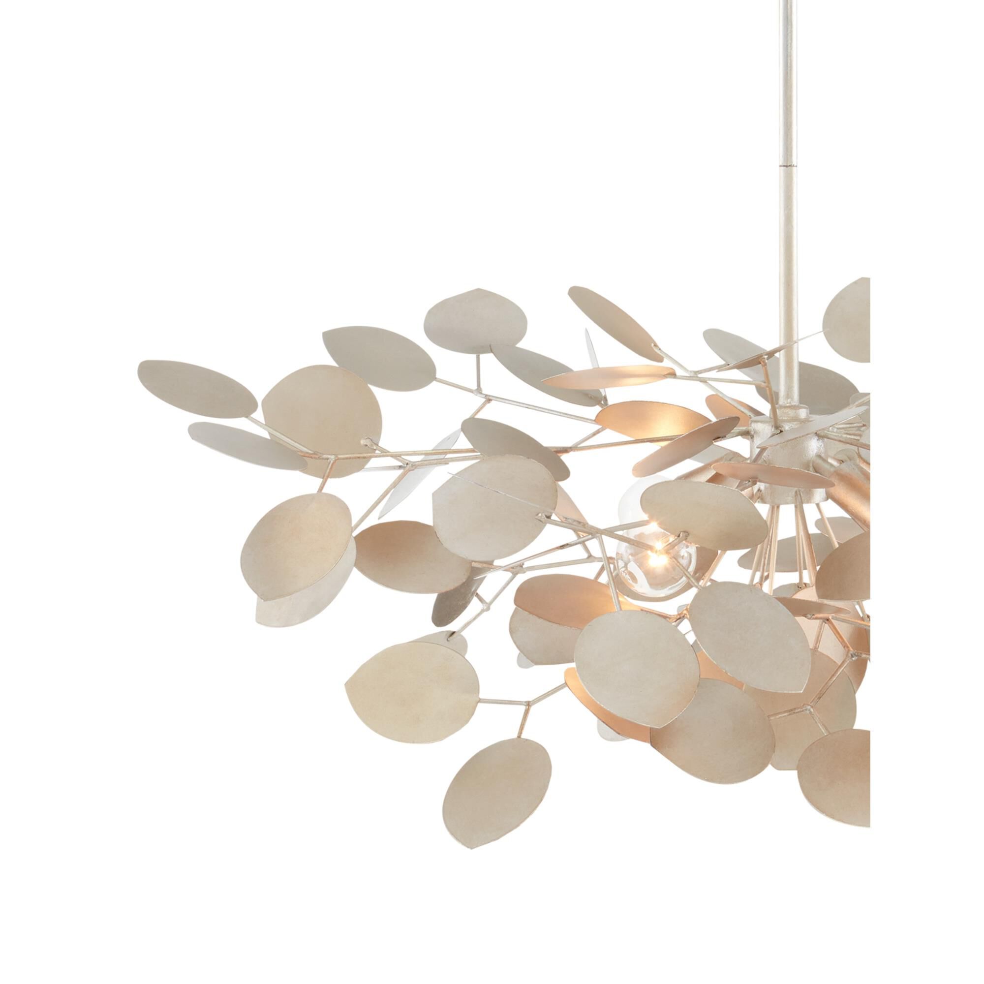 Shown in Contemporary Silver Leaf finish