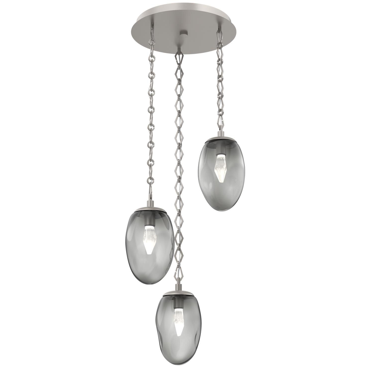 Levi Wilson Meteo Led 20 Inch Multi Light Pendant by Hammerton Studio
