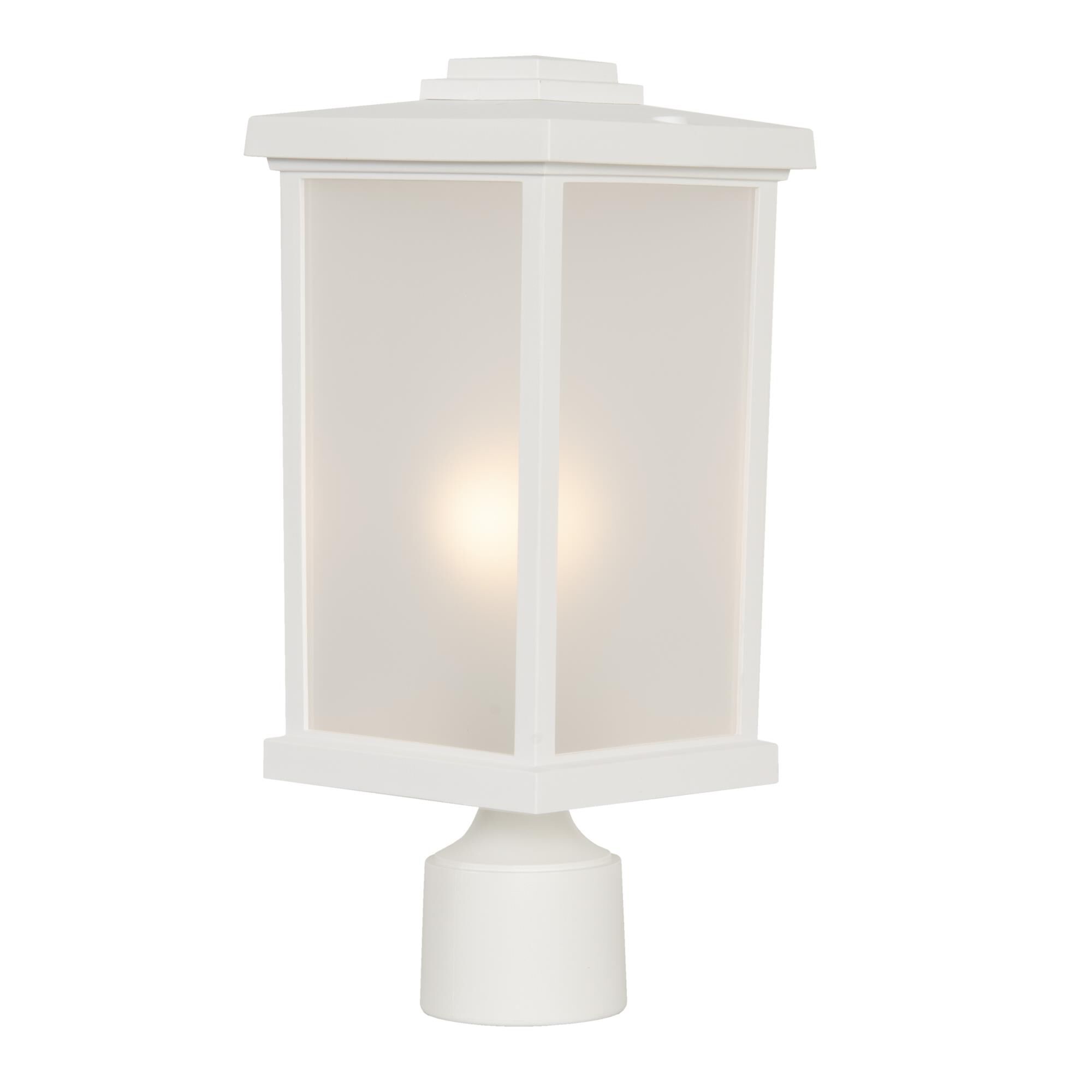 Composite 15 Inch Tall 1 Light Outdoor Post Lamp by Craftmade