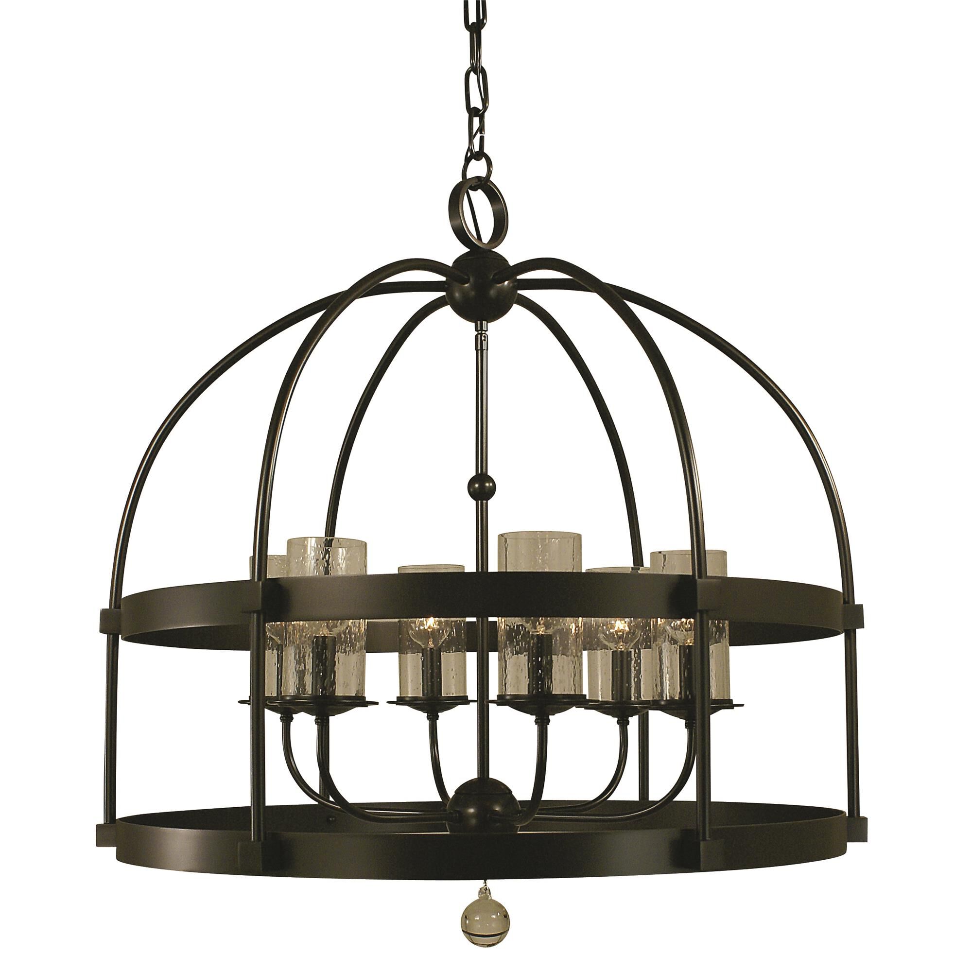 Shown with Clear Seedy Glass Cylinder shade