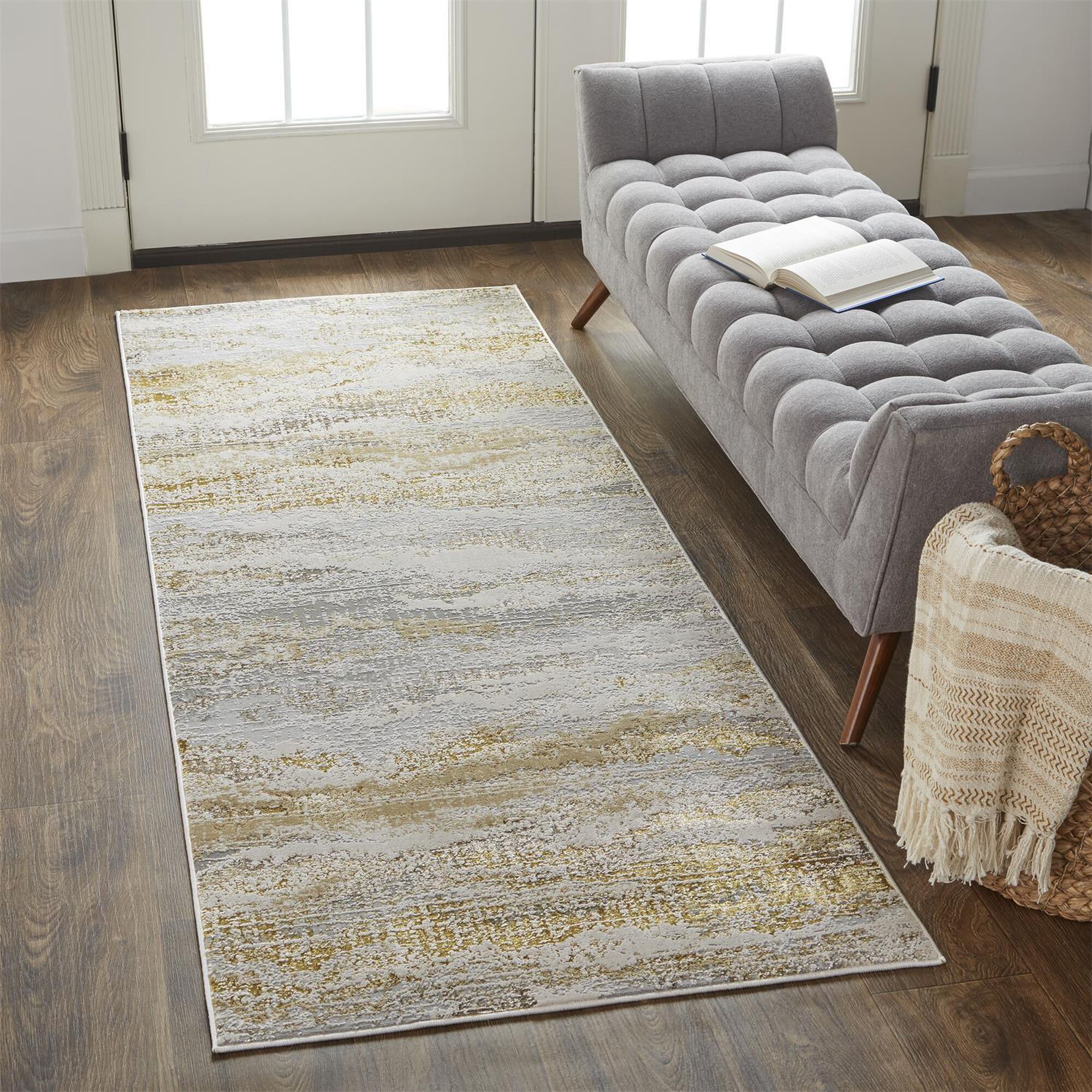Aura Machine Woven Area Rug,