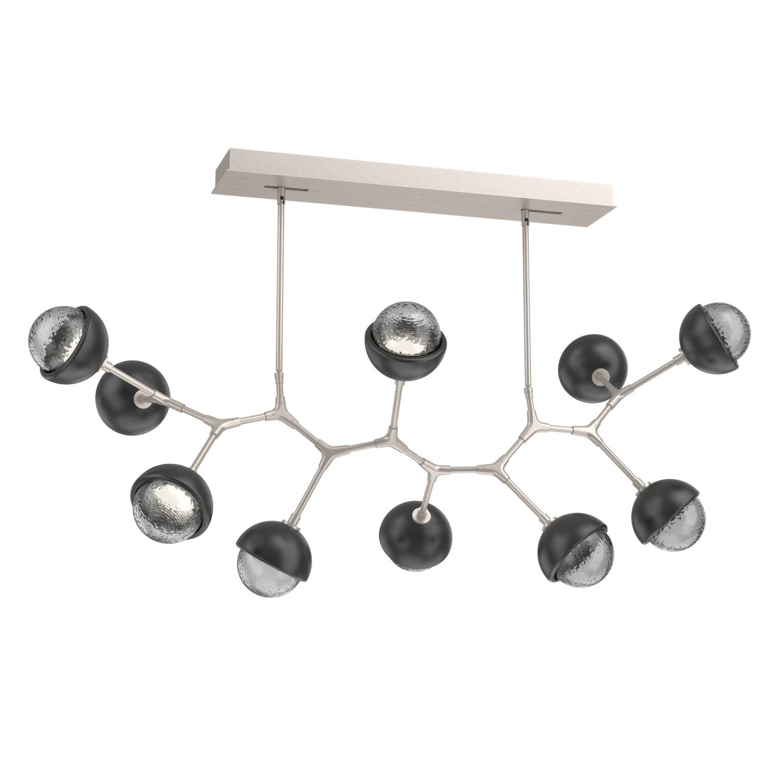 Levi Wilson Cabochon 56 Inch Linear Suspension Light by Hammerton Studio
