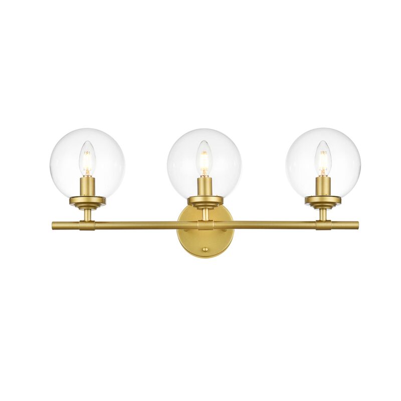 Ingrid 24 Inch 3 Light Bath Vanity Light by Elegant Lighting