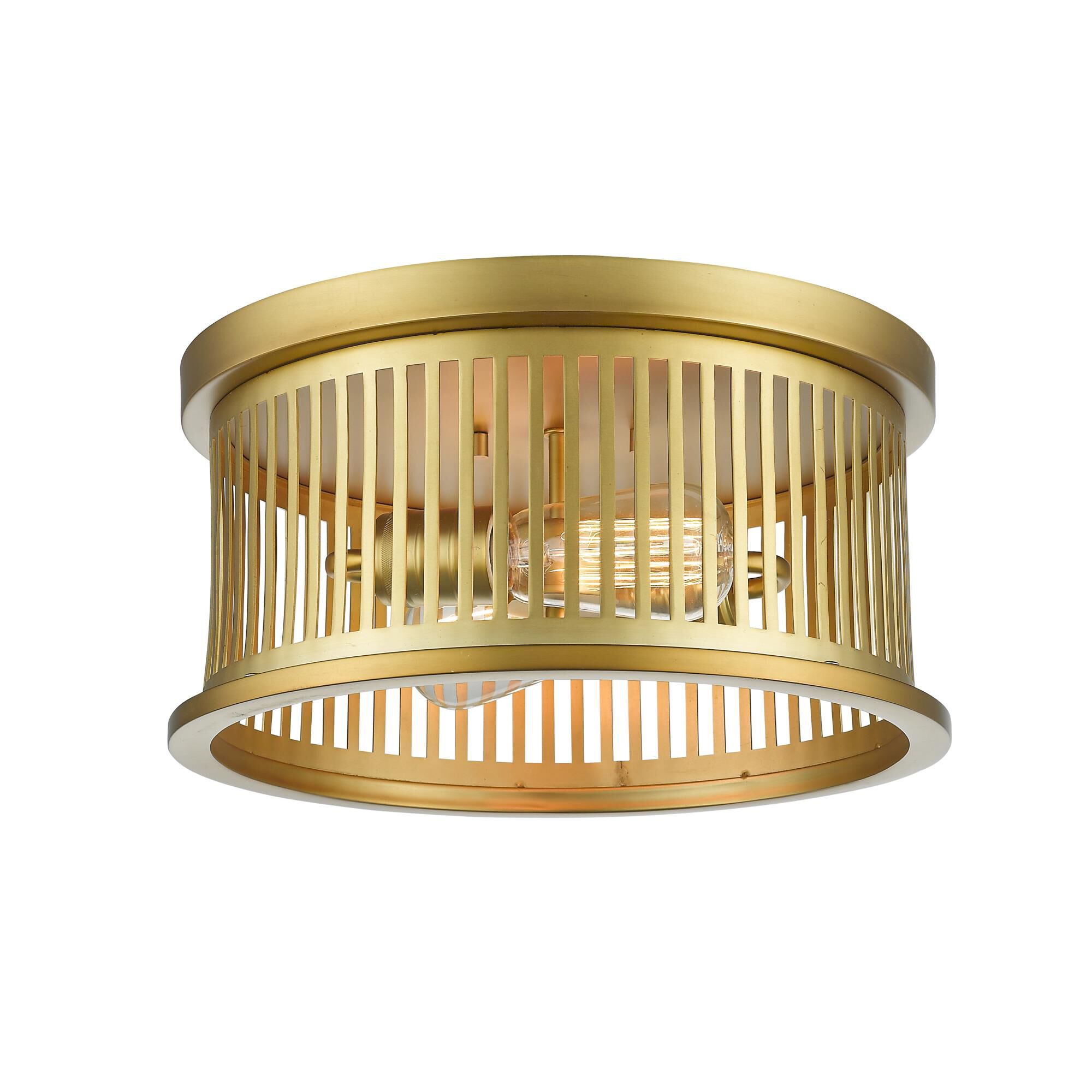 Shown in Brass finish and Steel glass and Steel shade