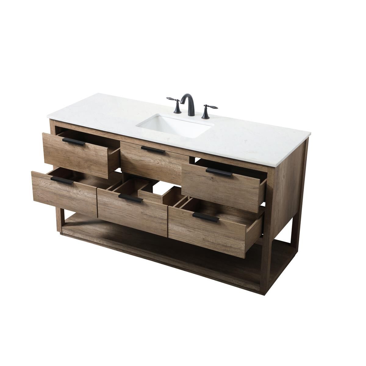 Larkin 60 Inch Bath Vanity by Elegant Decor