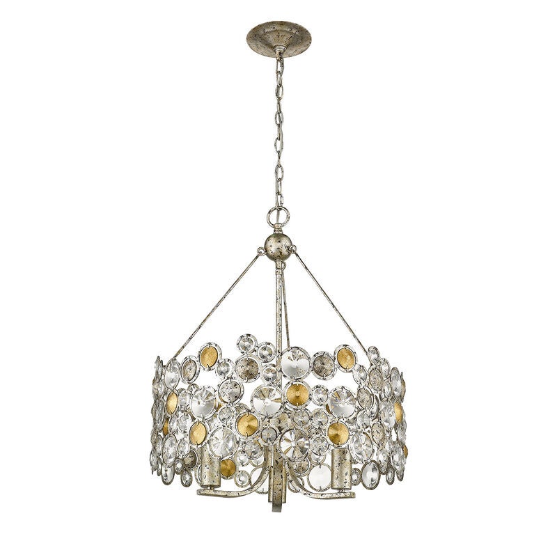 Vitozzi 20 Inch 3 Light Mini Chandelier by Trend Lighting