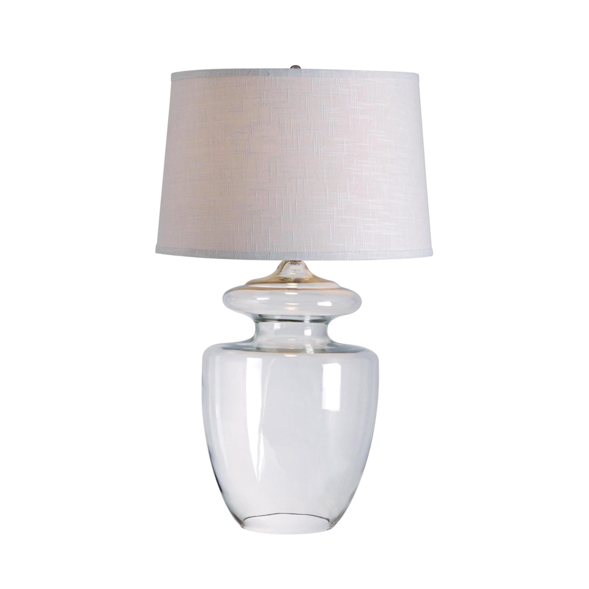 Shown in Clear finish and White shade