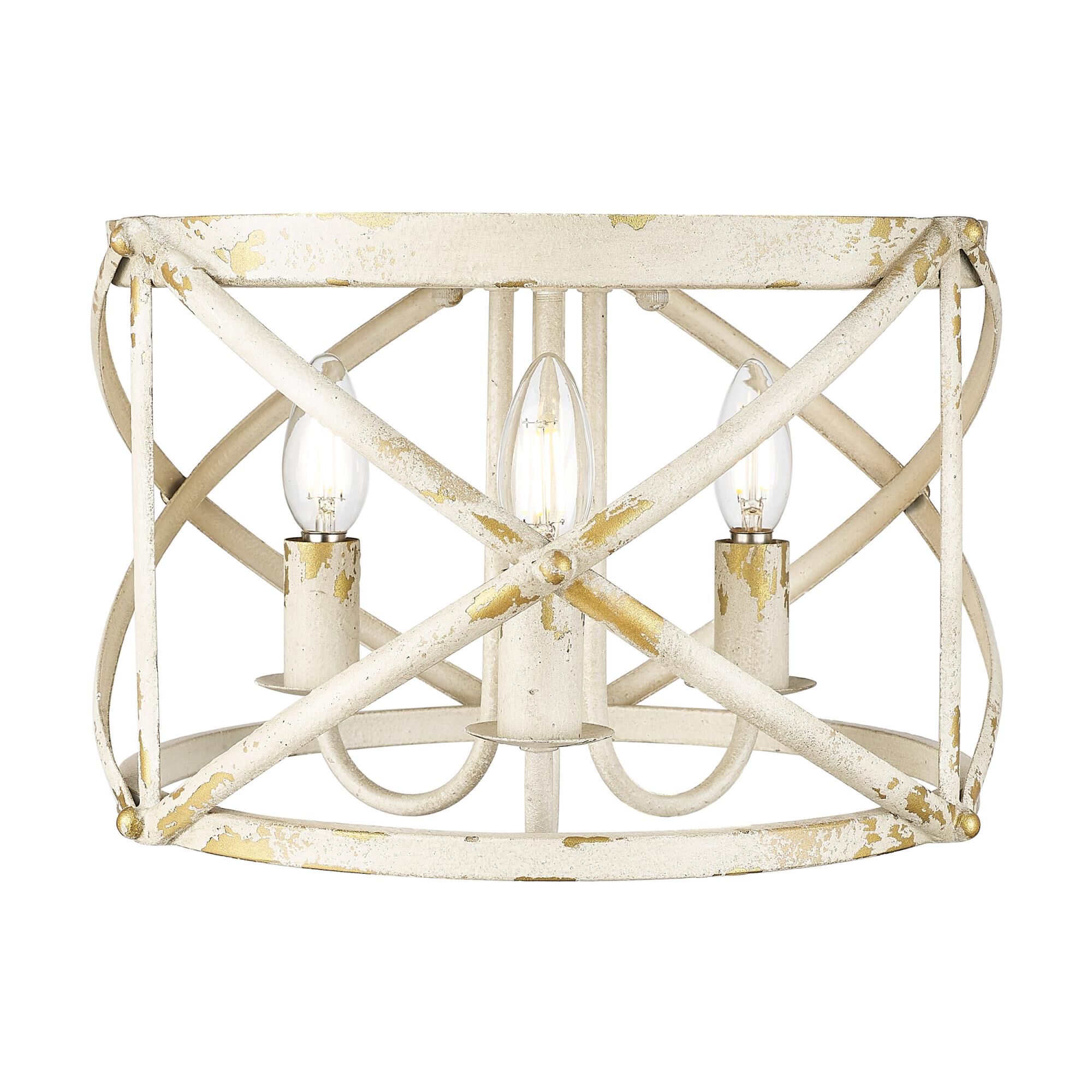Alcott 15 Inch Flush Mount by Golden Lighting