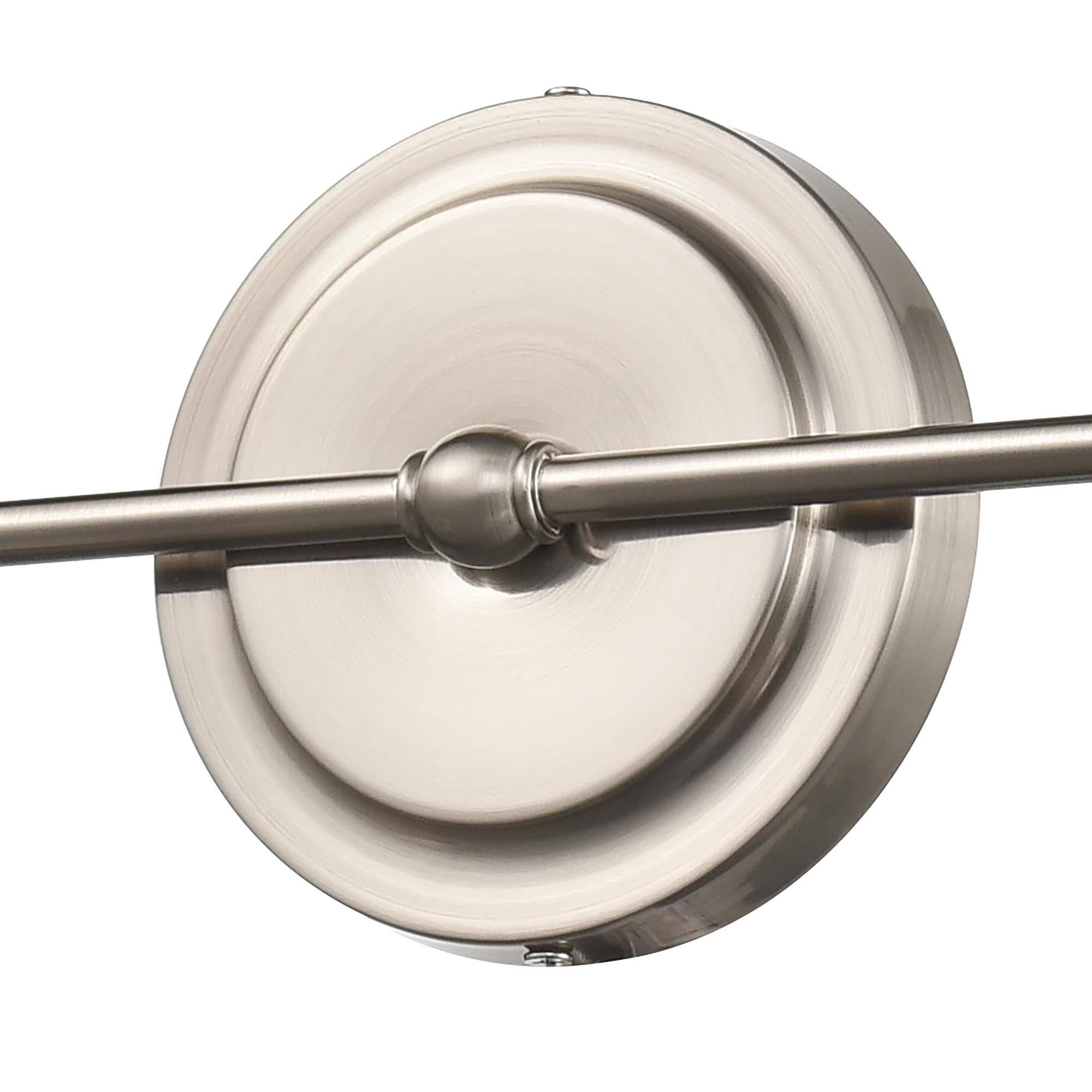 Shown in Satin Nickel finish and Satin Nickel Metal shade