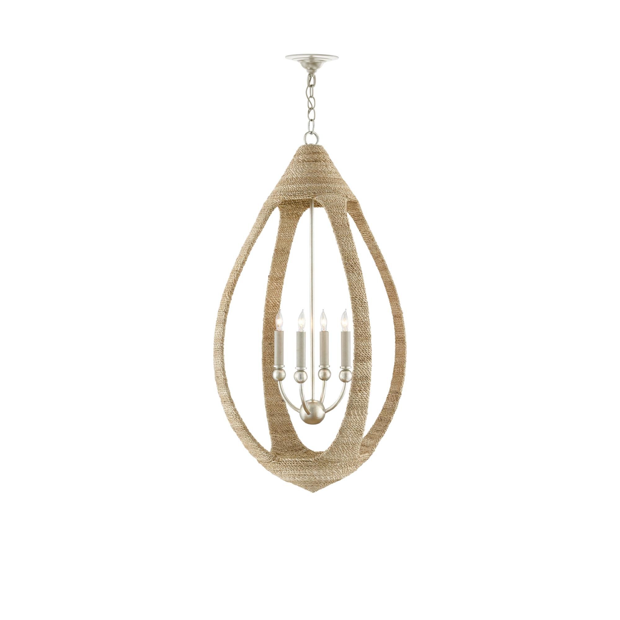 Menorca 4 Light Mini Chandelier by Currey and Company