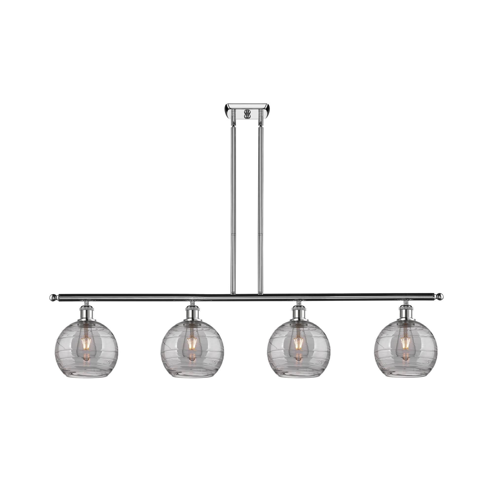 Bruno Marashlian Athens Deco Swirl 48 Inch Linear Suspension Light by Innovations Lighting