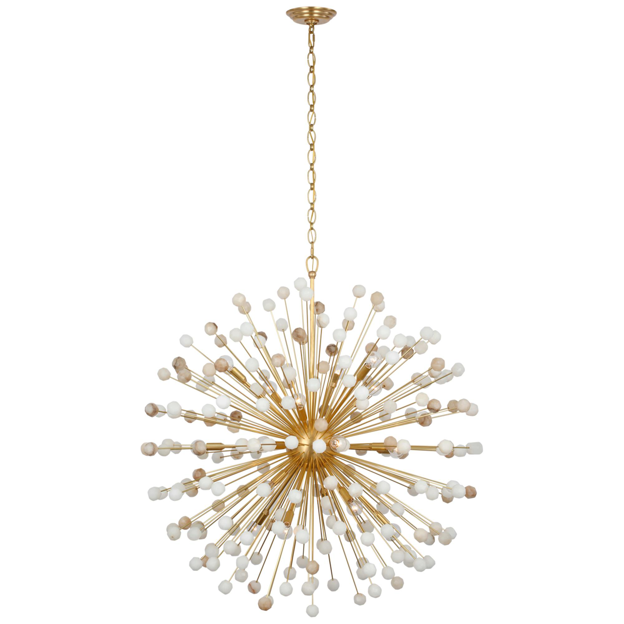Shown in Hand-Rubbed Antique Brass and Alabaster finish