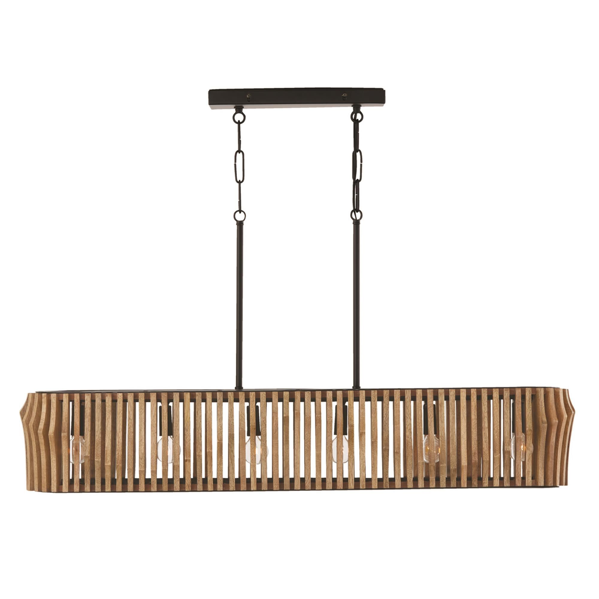 Shown in Light Wood and Matte Black finish