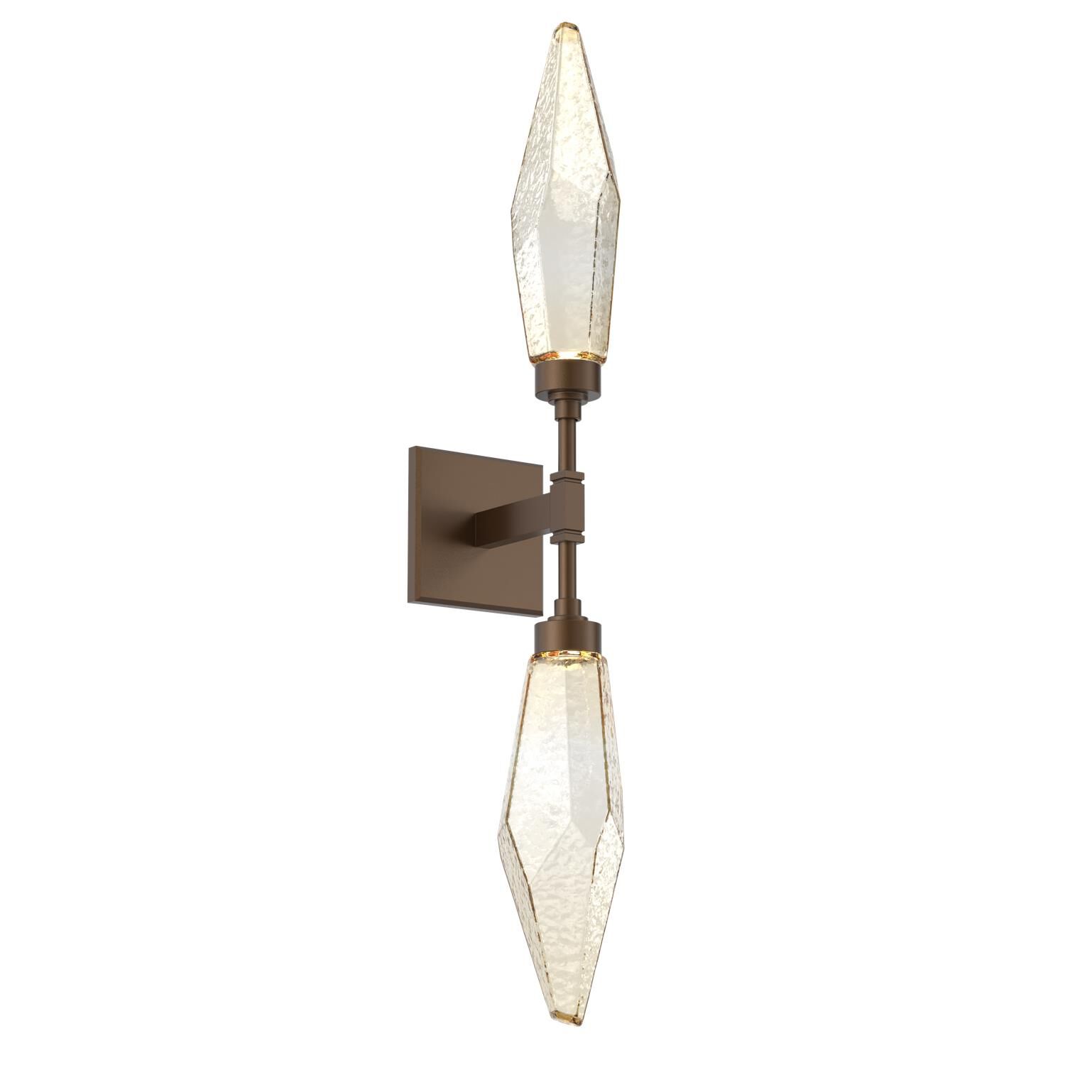 Rock Crystal 29 Inch LED Wall Sconce by Hammerton Studio