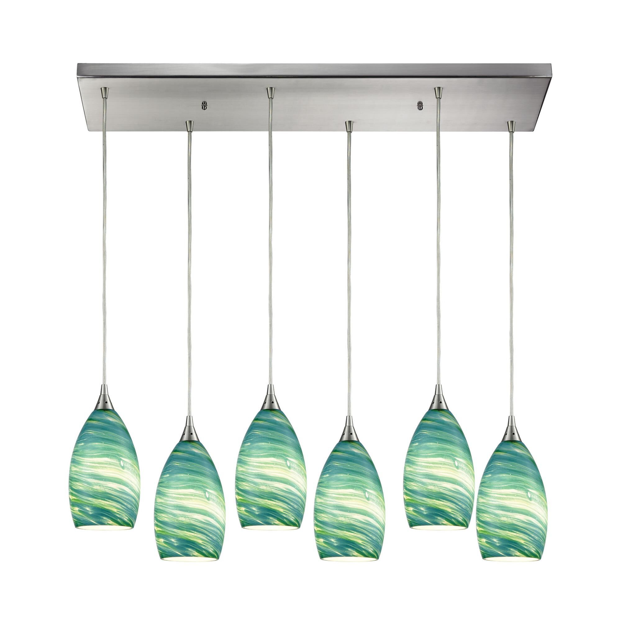 Collanino 32 Inch 6 Light Linear Suspension Light by ELK Lighting